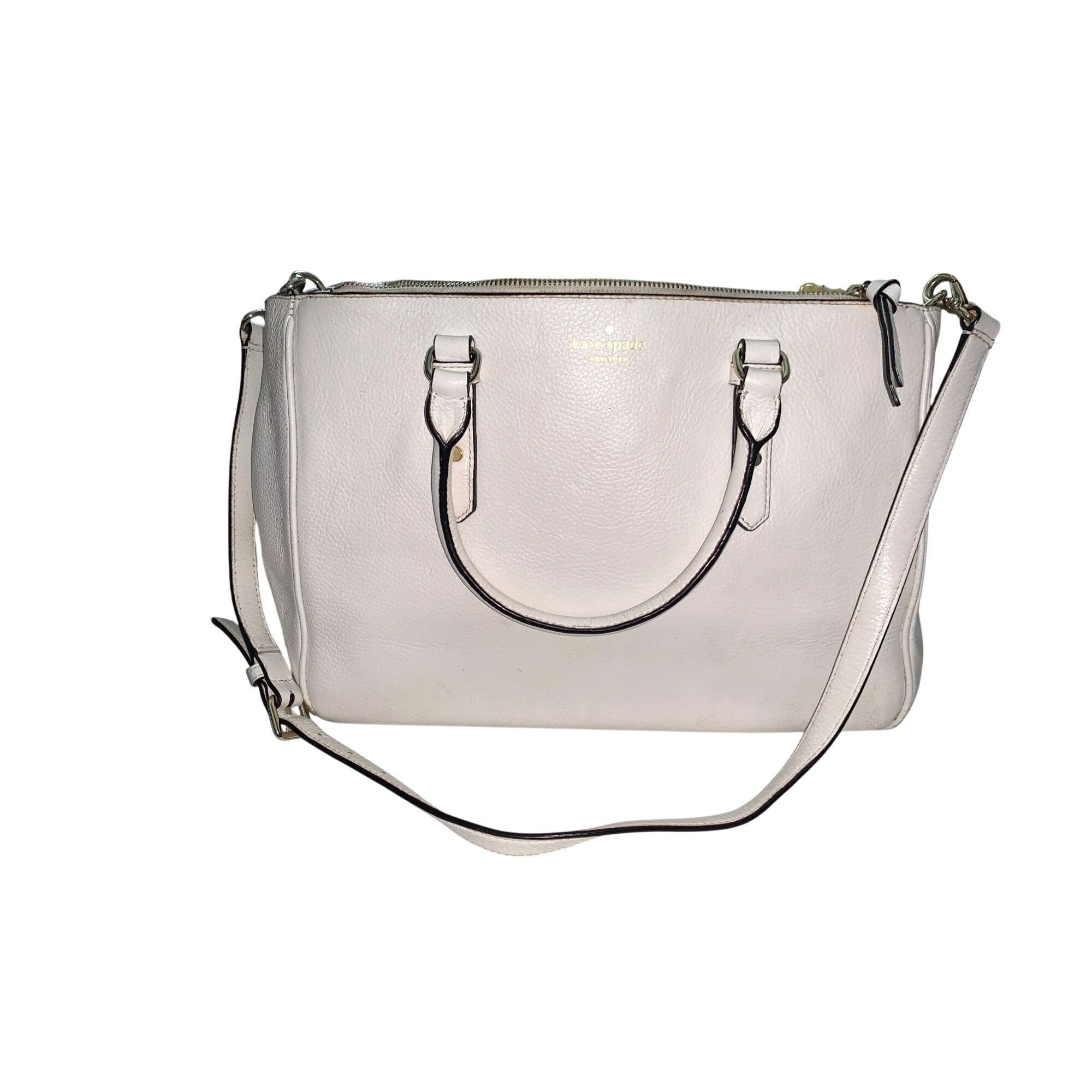Kate Spade Kate Spade Mulberry Street Off White Pebble Leather Crossbod Size ONE SIZE - 1 Thumbnail