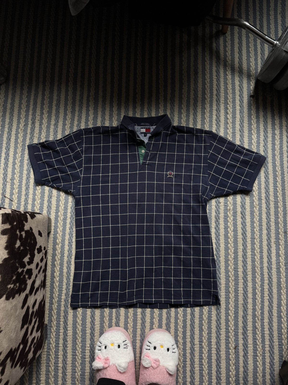 Tommy Hilfiger × Vintage Vintage Tommy Hilfiger Polo Size US XL / EU 56 / 4 - 3 Thumbnail