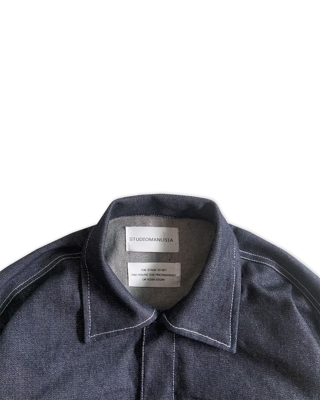 Other STUDIOMANUSIA® 13.5oz Boxy Denim Jacket Size US L / EU 52-54 / 3 - 6 Thumbnail