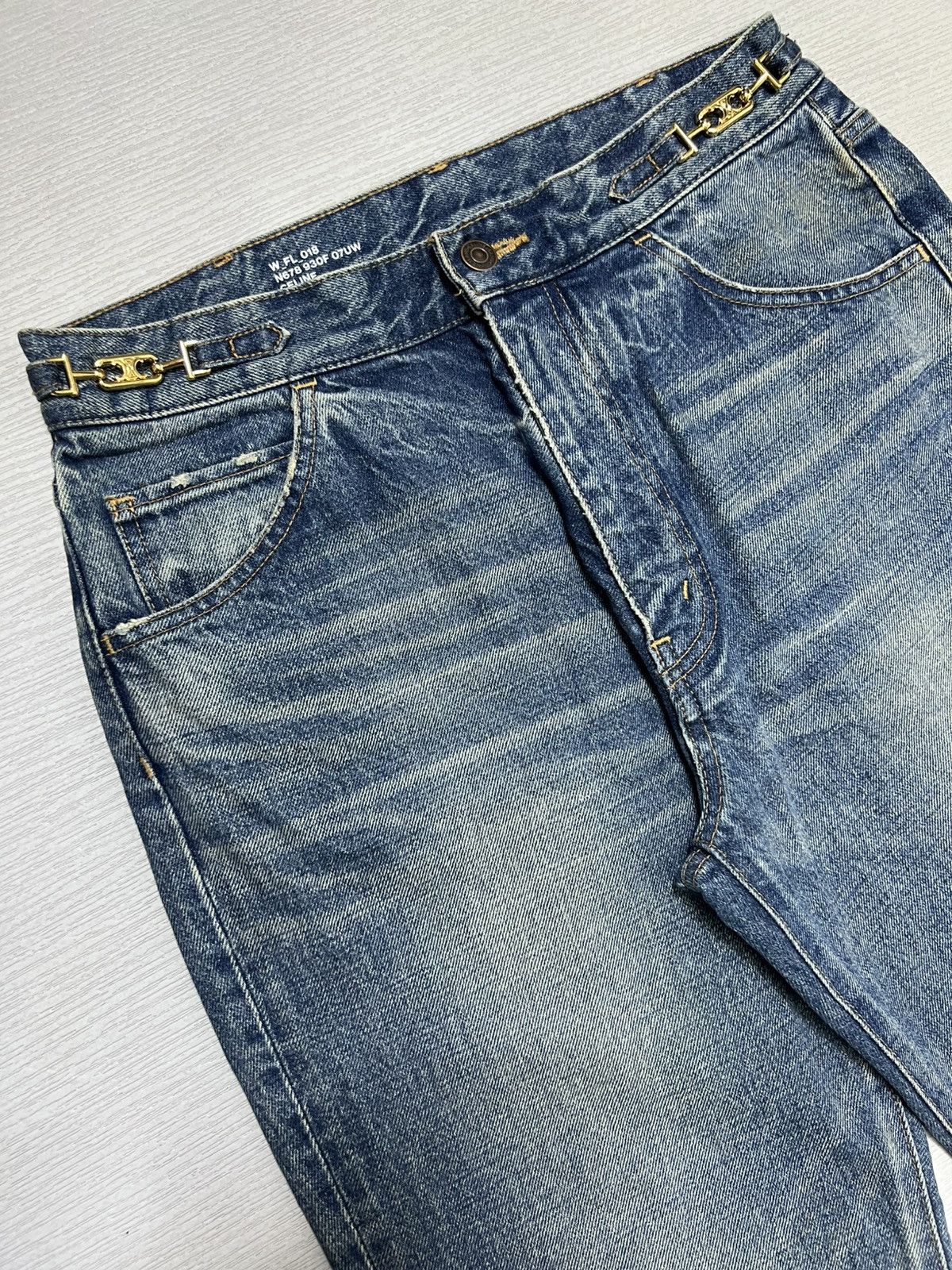 Celine Celine - Dylan Mid-Rise Flared Jeans Size US 30 / EU 46 - 4 Thumbnail