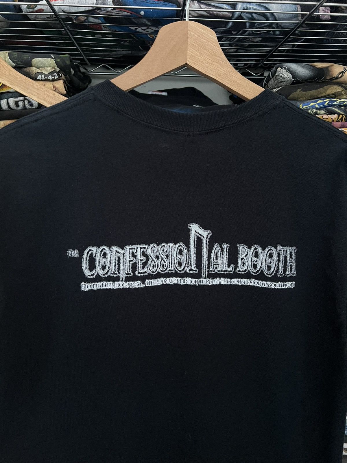 Gildan 2000s I’m Sin Free Jesus Religion Quote Tee Size US M / EU 48-50 / 2 - 5 Thumbnail