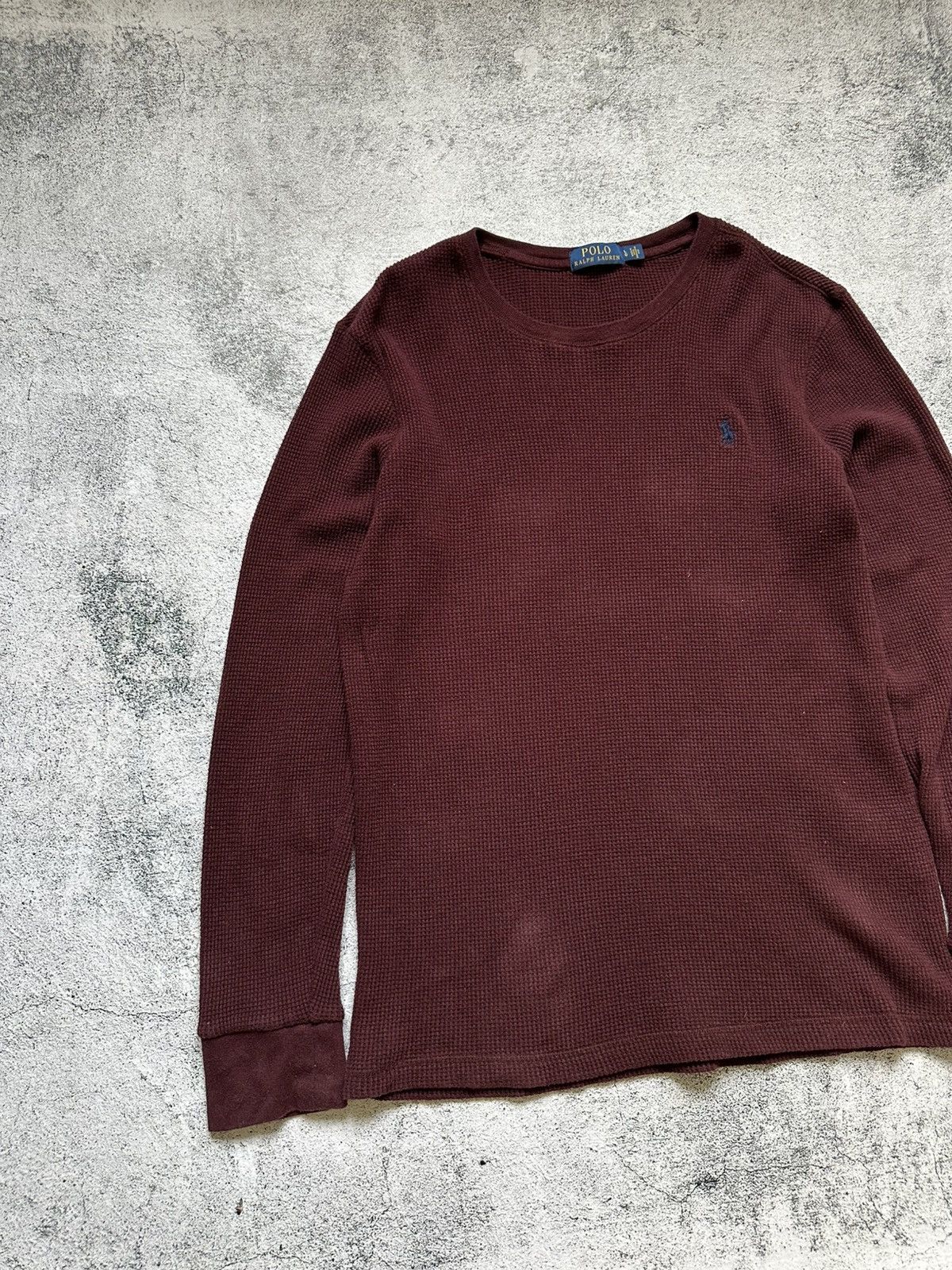 Polo Ralph Lauren Vintage Polo Ralph Lauren Sweatshirt Burgundy Fit Size US L / EU 52-54 / 3 - 4 Thumbnail