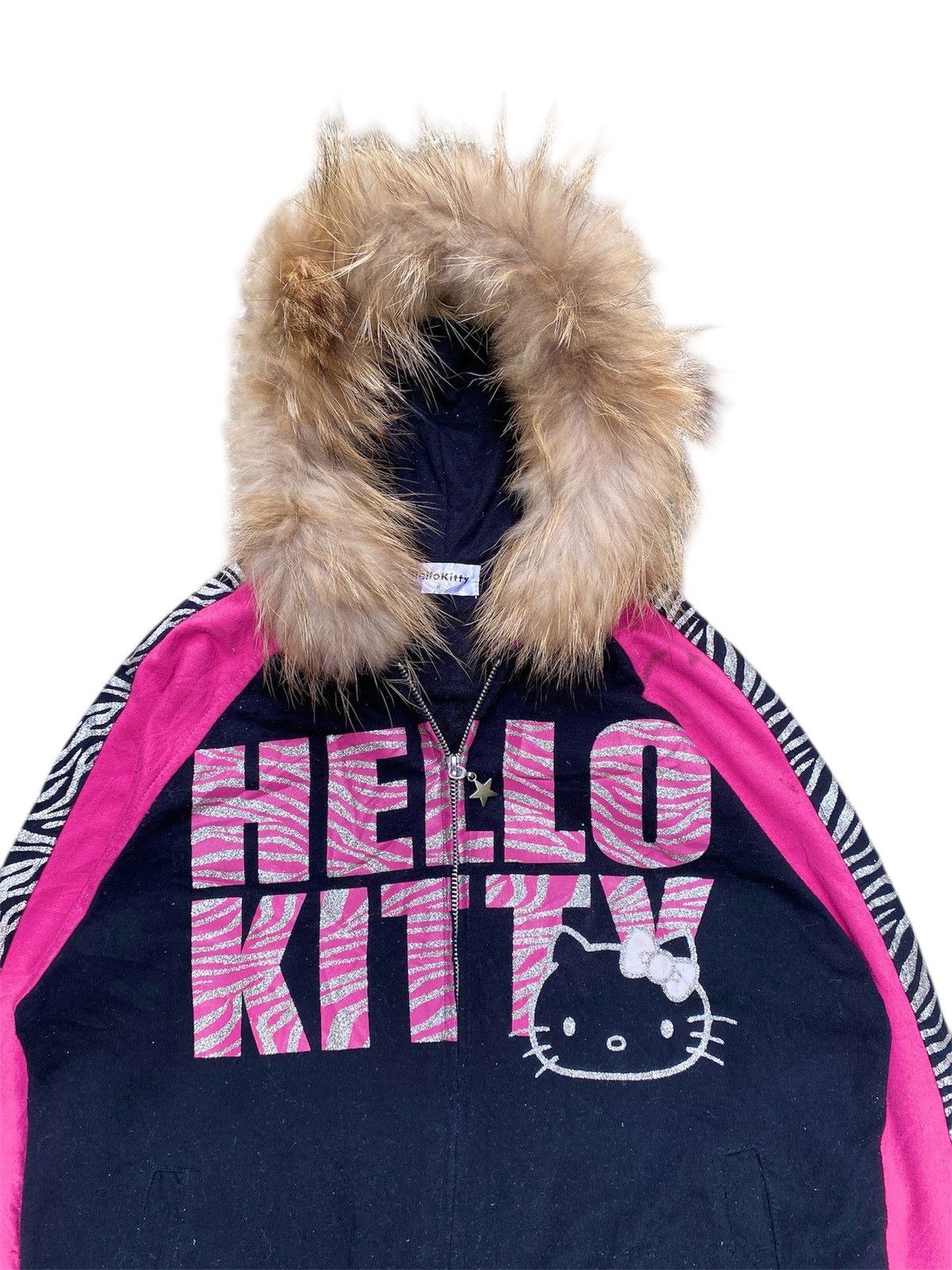 Hysteric Glamour Hello kitty Zipper Fur Hoodie i6w9 LGB style Size US M / EU 48-50 / 2 - 3 Thumbnail