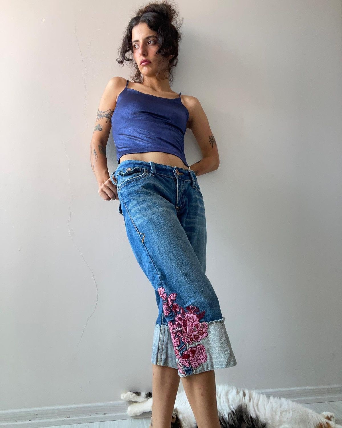 Vintage 00’s capri Size 26" / US 2 / IT 38 - 2 Thumbnail