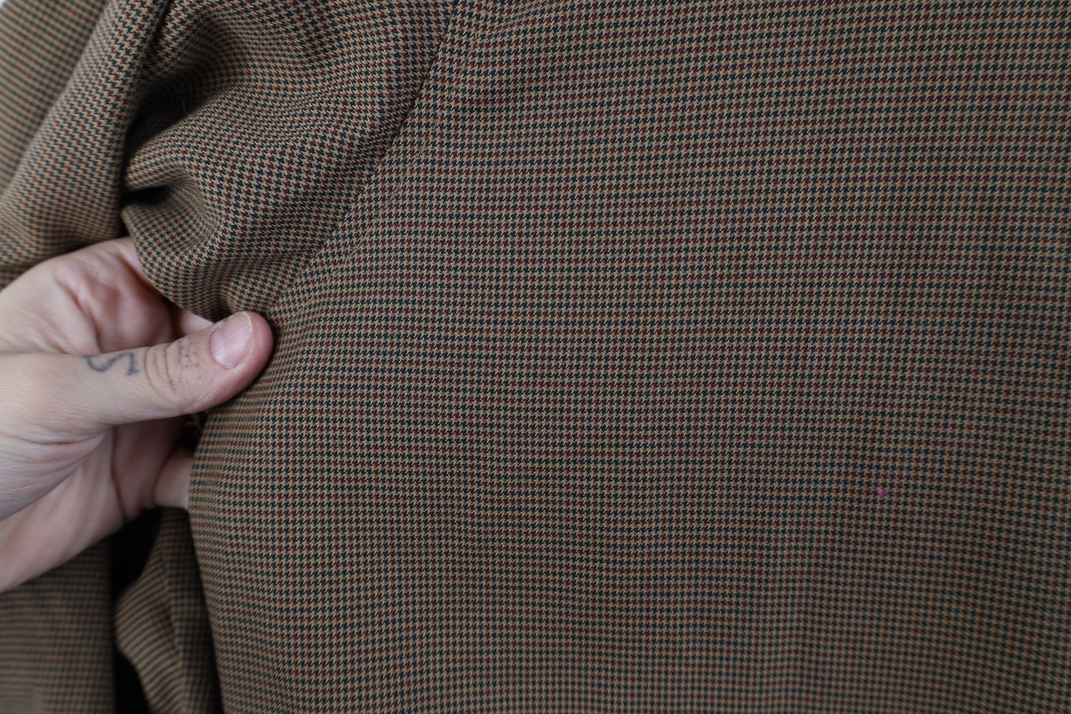 L.L. Bean × Vintage Vintage 90s LL Bean Houndstooth Pullover Windbreaker Jacket Size US L / EU 52-54 / 3 - 4 Thumbnail