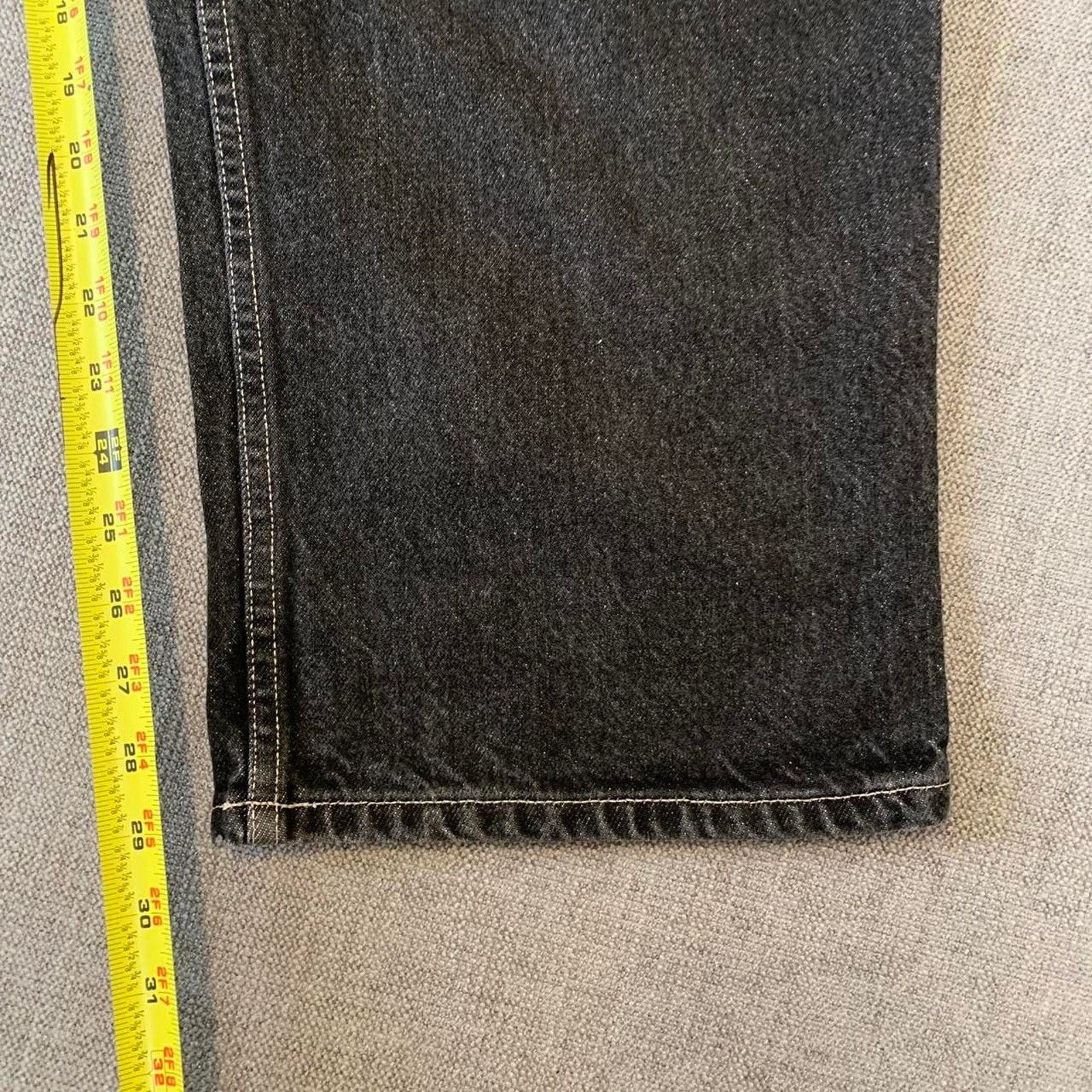 Anchor Blue Y2K Anchor Blue Beyond Baggy Black Denim Jeans Size US 28 / EU 44 - 7 Thumbnail