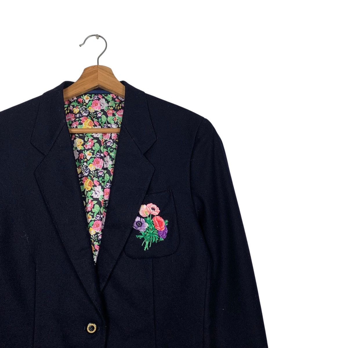 Kenzo Kenzo Flower Design Casual Jacket Size S / US 4 / IT 40 - 5 Thumbnail