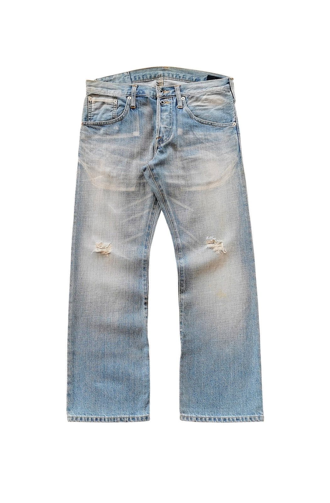 Global Work Crashed Skinny Denim Size US 31 - 1 Thumbnail