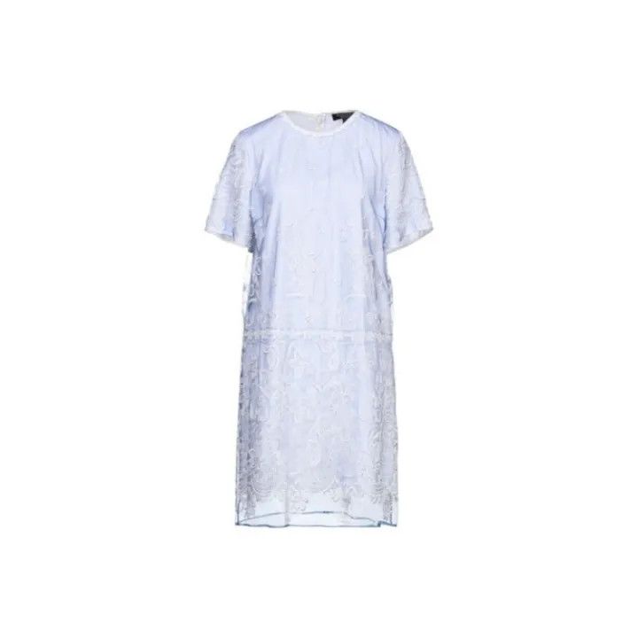 Burberry Burberry Floral Embroidery Short Sleeve Dress 0079 Size M / US 6-8 / IT 42-44 - 1 Thumbnail