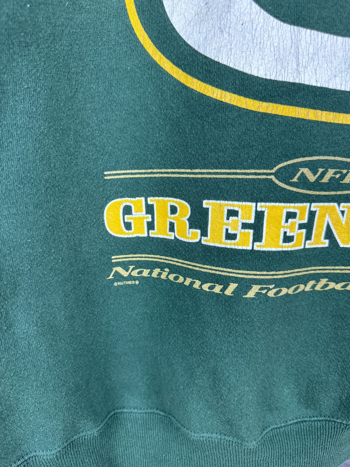 Lee × Nutmeg × Vintage Lee Sport Nutmeg vintg 1997 Packers Green Bay NFL sweatshirt Size US XL / EU 56 / 4 - 5 Thumbnail