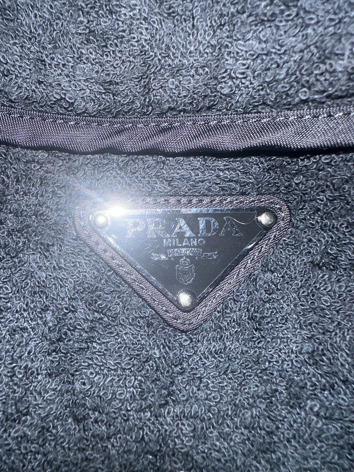 Prada PRADA COTTON TOWEL BOWLING SHIRT Size US XL / EU 56 / 4 - 5 Thumbnail