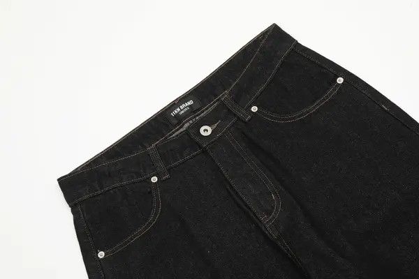 Japanese Brand VIBE American high street vintage black washed cargo jeans Size US 34 / EU 50 - 3 Thumbnail