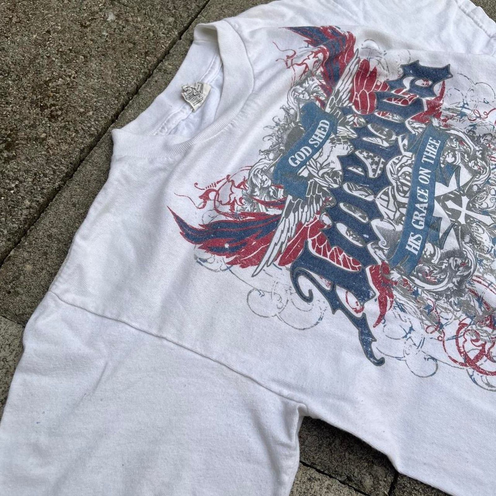 Affliction America Affliction God Shed Blessed is The Nation Palm 33:12 Size US M / EU 48-50 / 2 - 3 Thumbnail