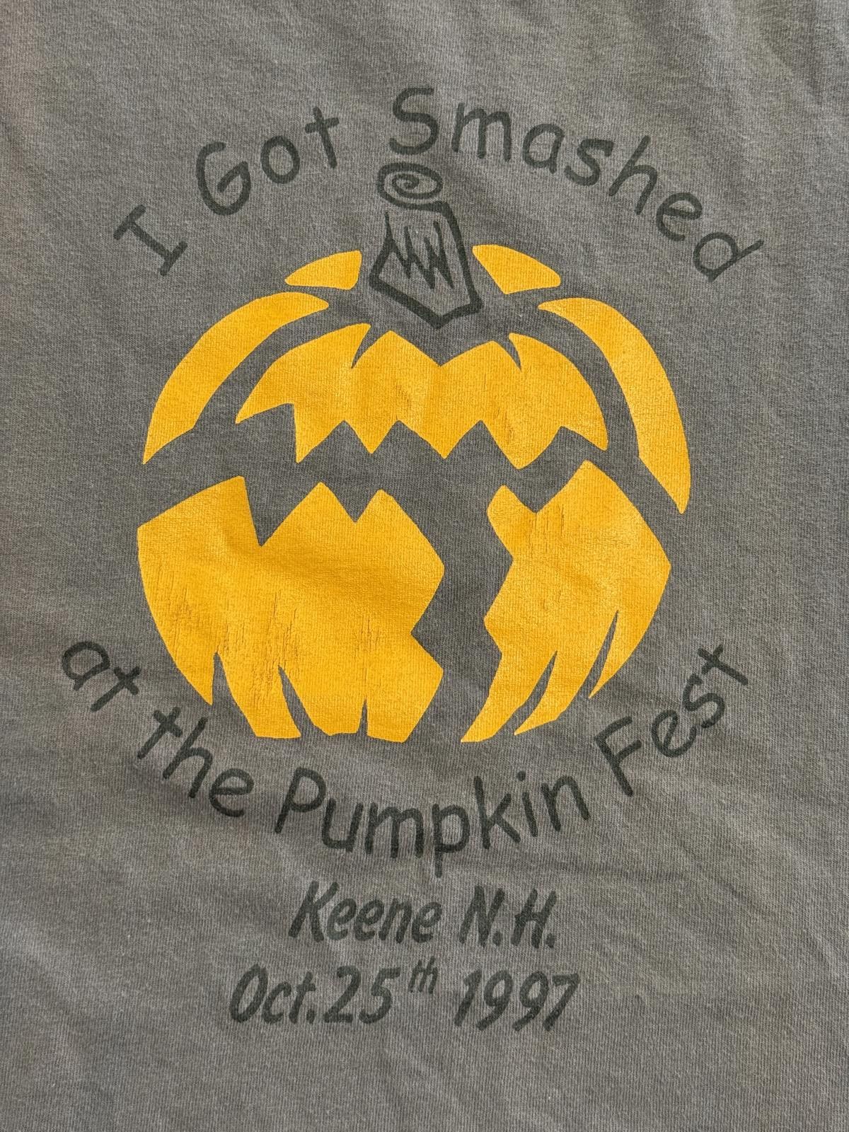 Gildan Vintage Halloween Pumpkin Fest T-shirt Keene NH 1997 - XL Size US XL / EU 56 / 4 - 3 Thumbnail