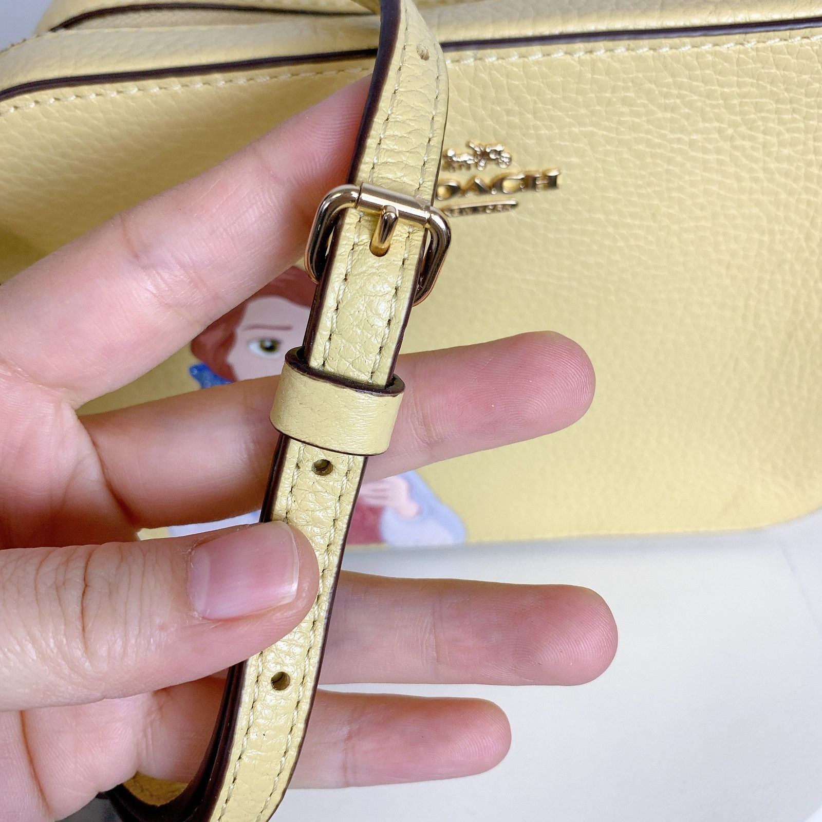 Coach Coach C3404 Disney X Coach Mini Camera Belle Vanilla Cream Size ONE SIZE - 8 Thumbnail