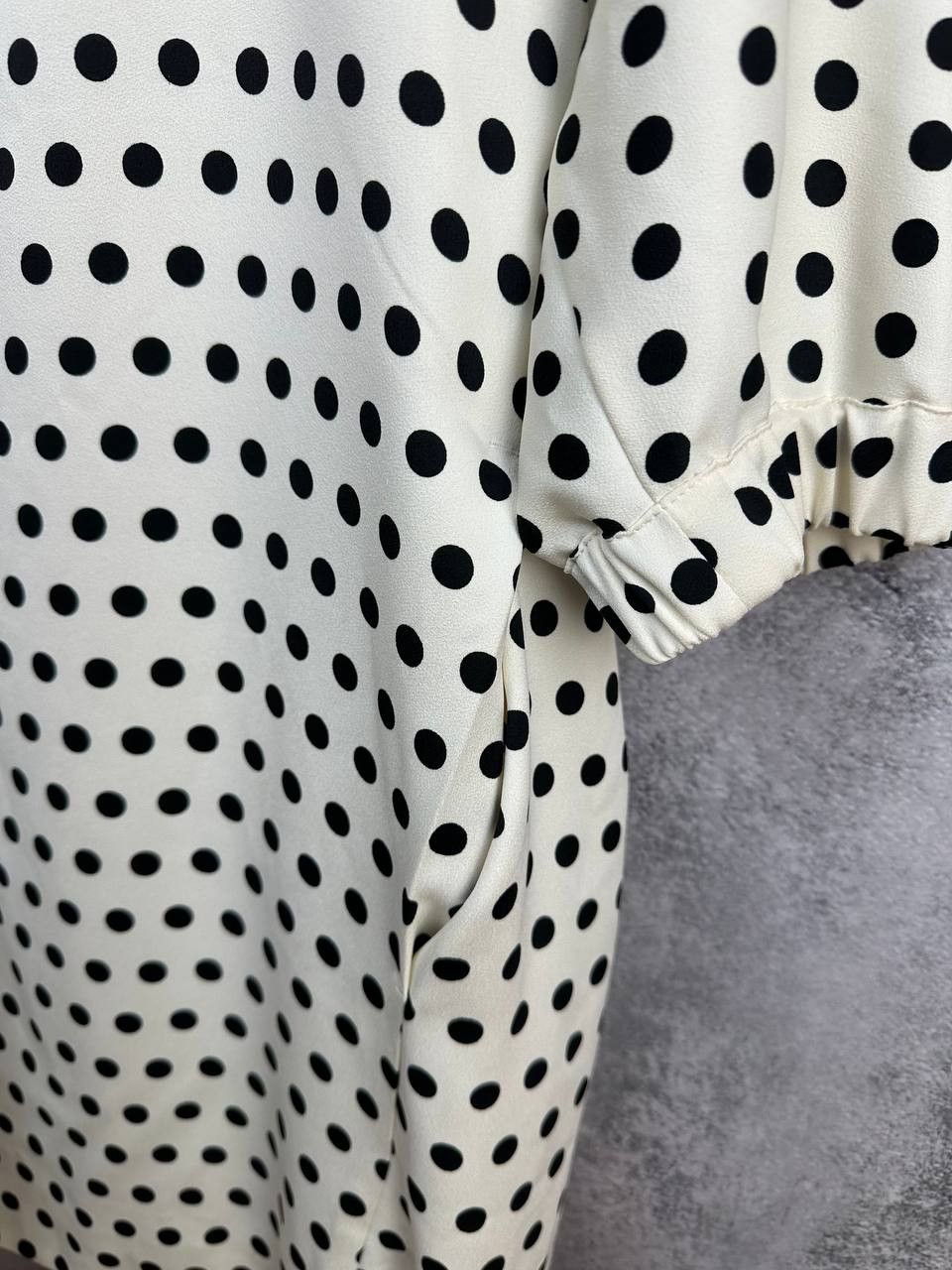 Marella Marella Art.365 Polka Dot Dress 3/4 Sleeve Polka Dot Size S / US 4 / IT 40 - 8 Thumbnail