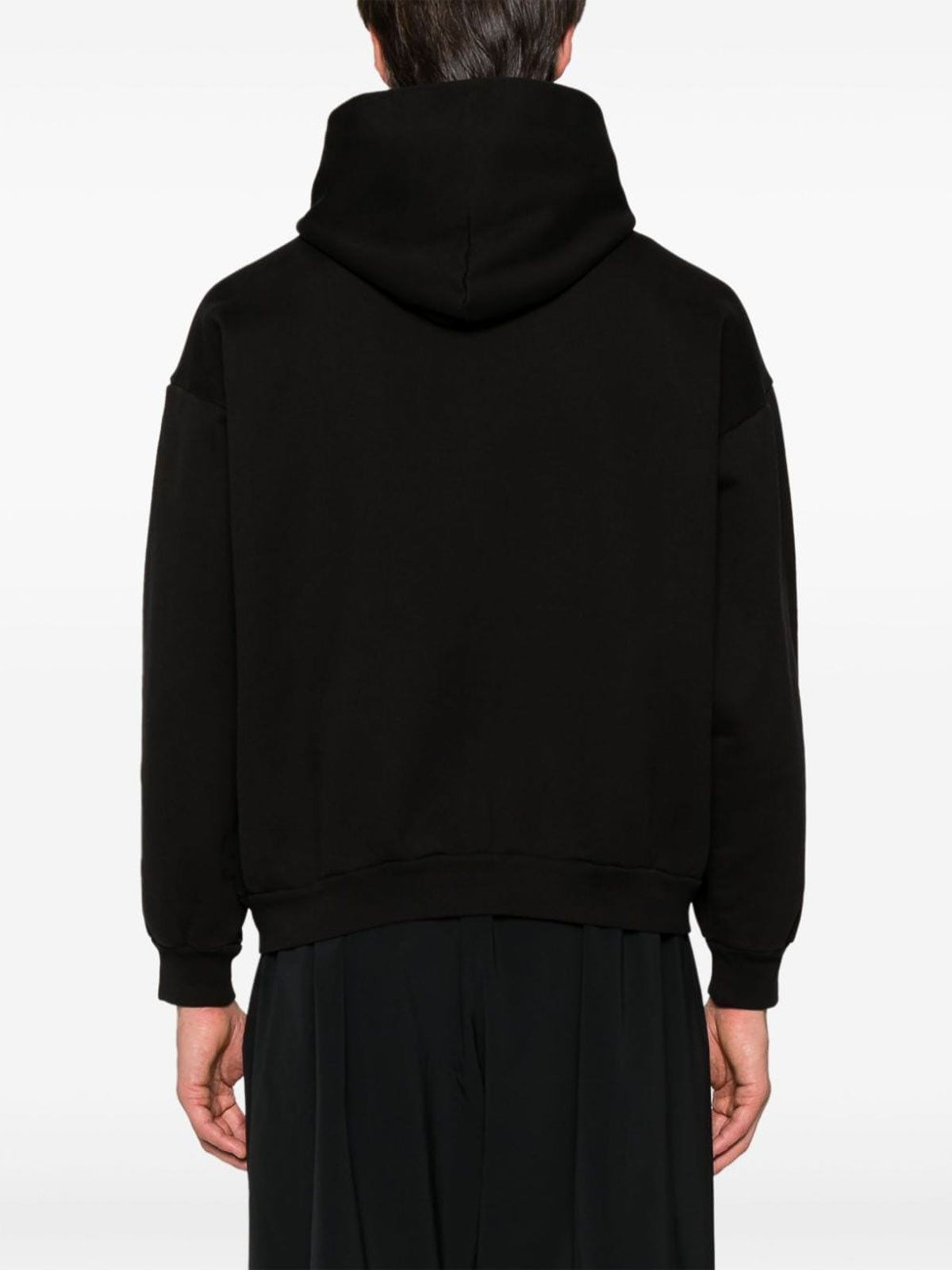 Balenciaga o1srvl11e0526 555 / BB Classic Hoodie Medium Fit in Black Size US M / EU 48-50 / 2 - 4 Thumbnail