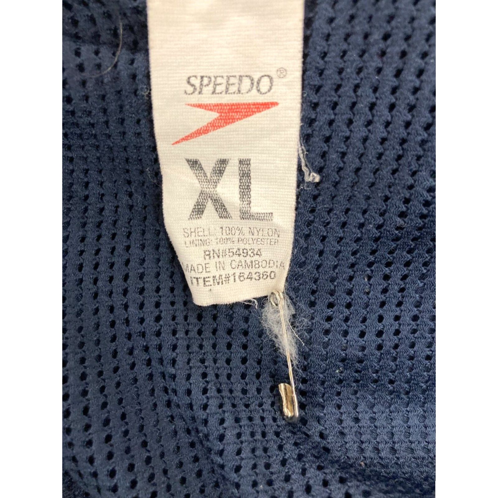 Speedo VTG Speedo Trunks Mens XL Short Blue Lined 90s Vintage Swim Bottom Size US 36 / EU 52 - 7 Thumbnail