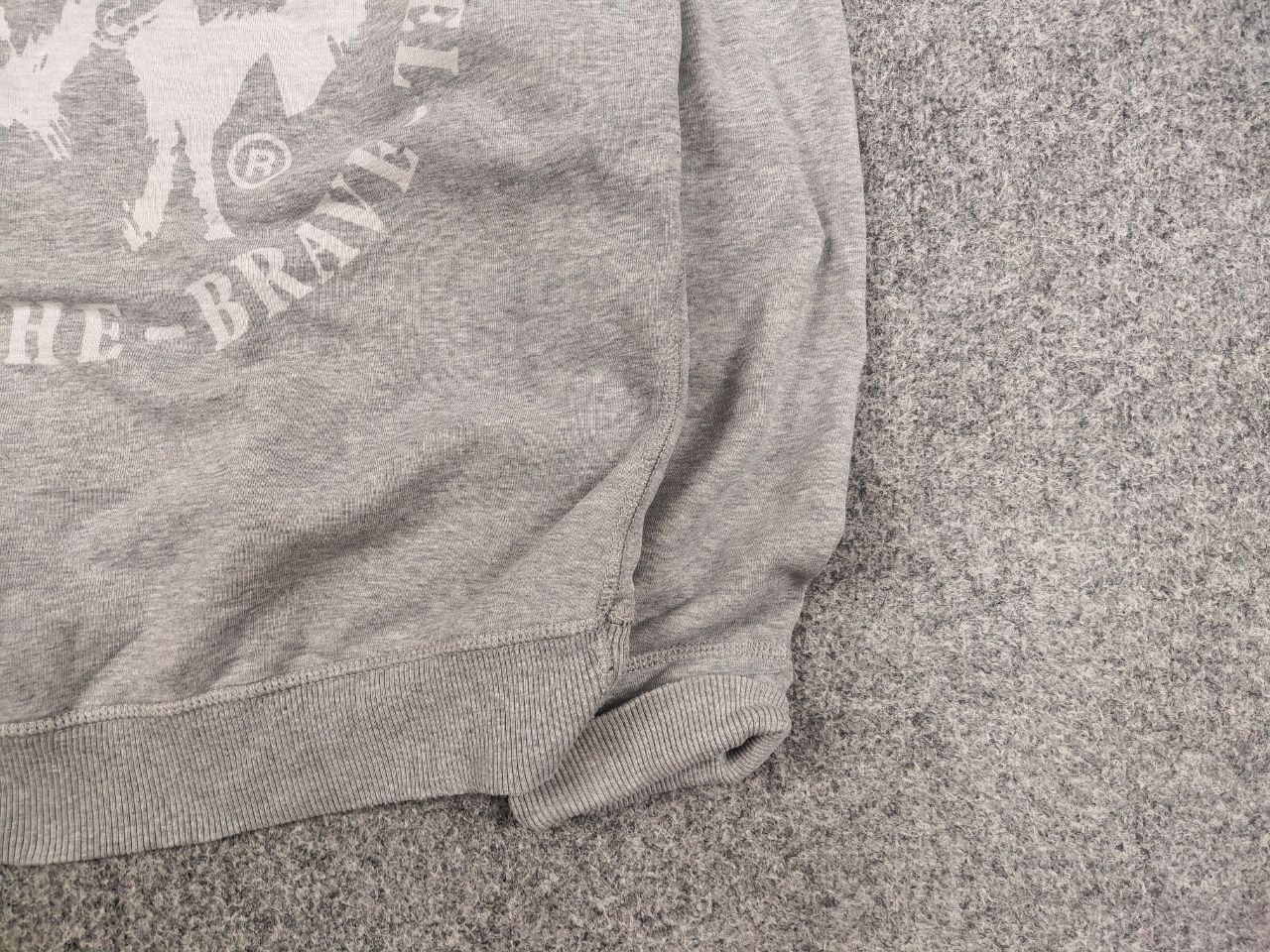 Diesel Vintage Diesel only the brave Logo Gray Sweatshirt Y2K Style Size US L / EU 52-54 / 3 - 11 Thumbnail