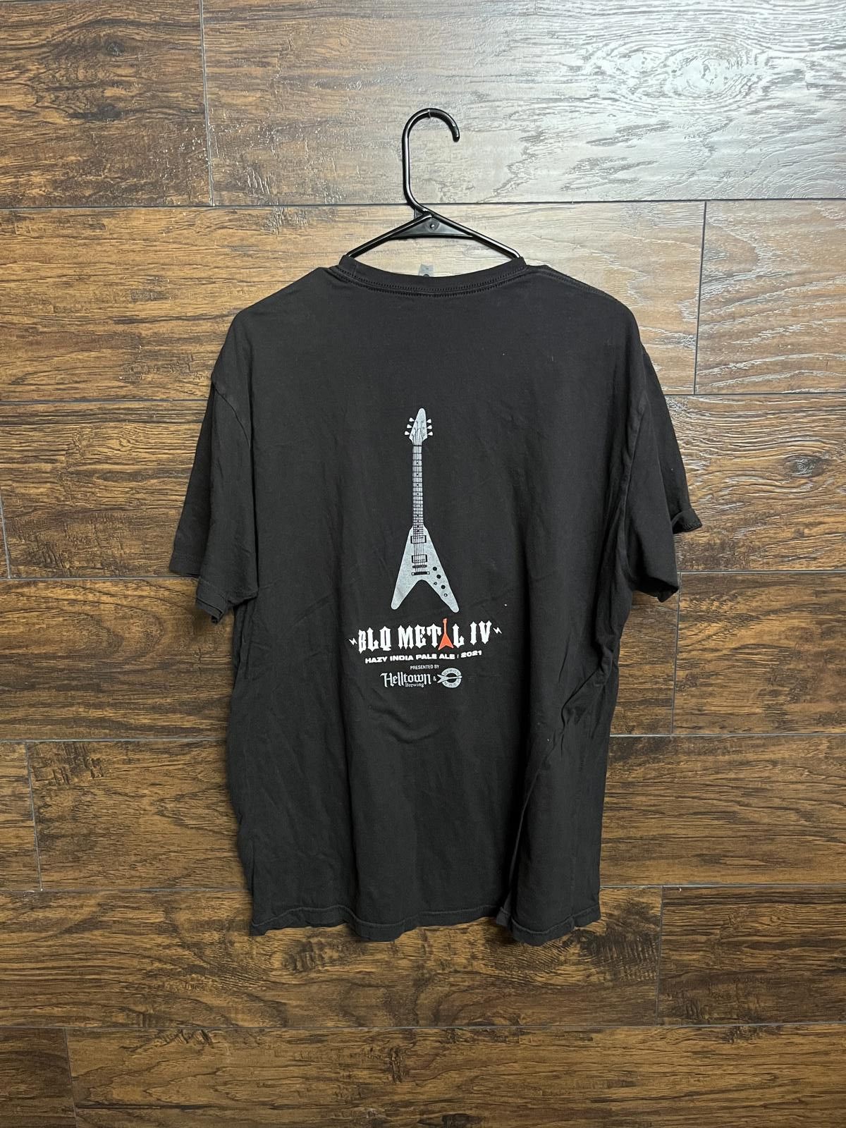 Designer Helltown Brewing & Byron Nash - BLQ Metal Beer T-shirt - XL Size US XL / EU 56 / 4 - 2 Thumbnail
