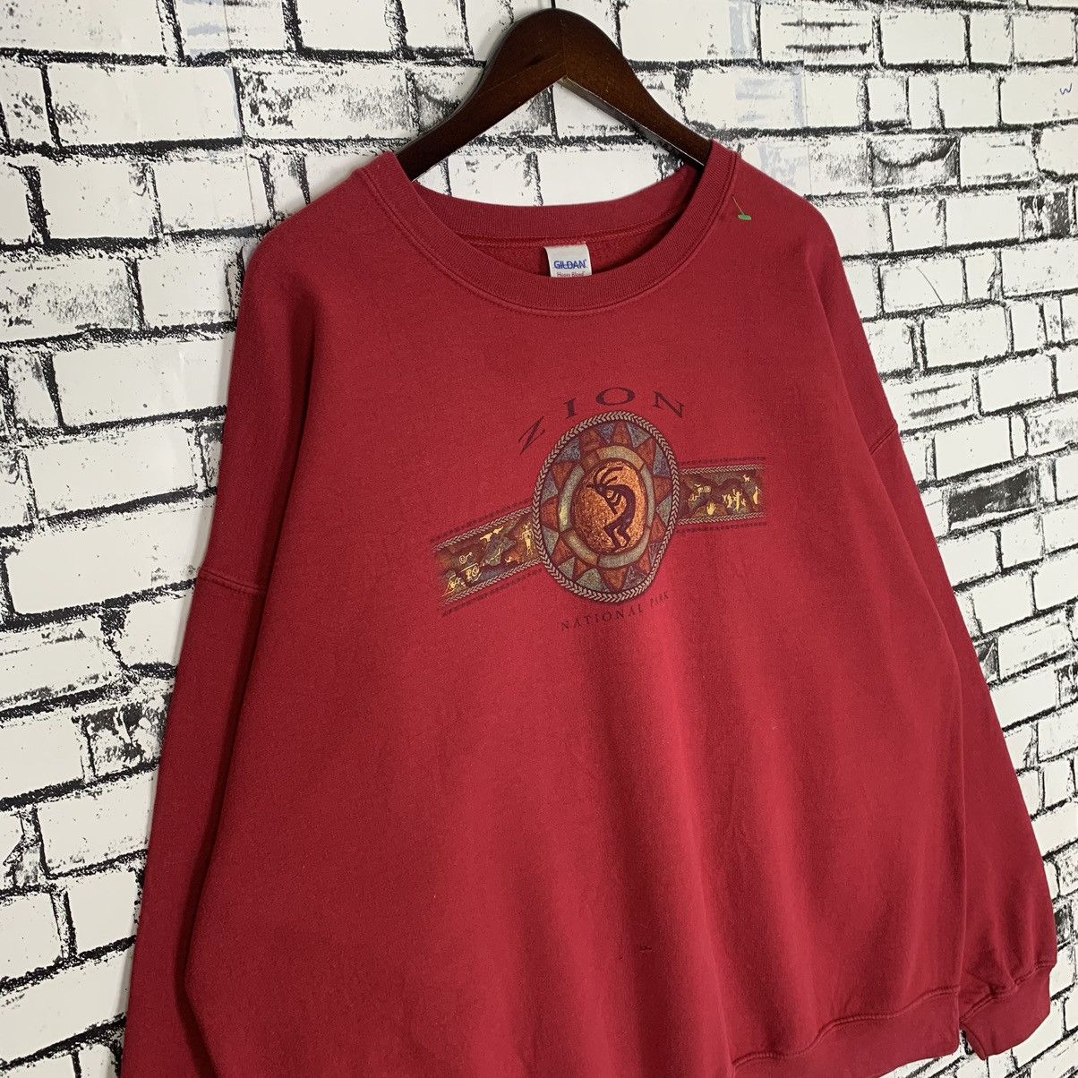 Vintage × Zion Rootswear Vintage Zion National Park Sweatshirt Crewneck Size US XL / EU 56 / 4 - 5 Thumbnail