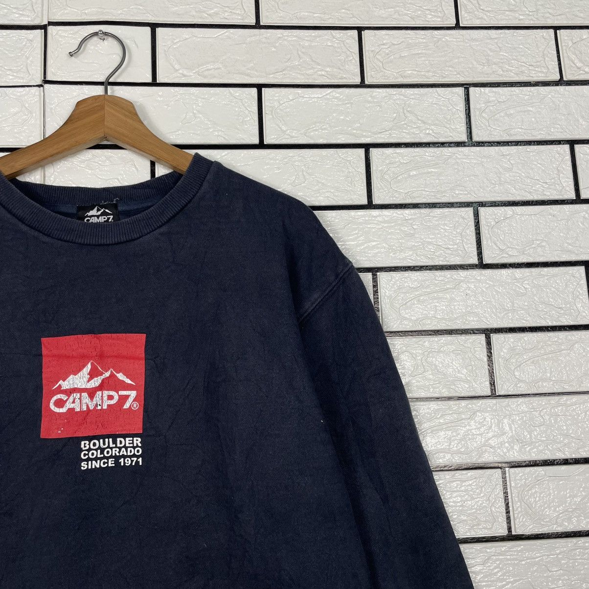 Japanese Brand Japanese Brand Camp 7 Black Sweatshirt Size US M / EU 48-50 / 2 - 5 Thumbnail