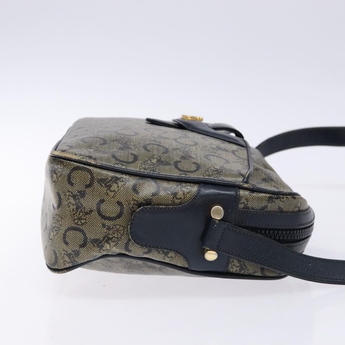 Celine CELINE C Sulky Shoulder Bag Pvc Navy Gold Size ONE SIZE - 4 Thumbnail