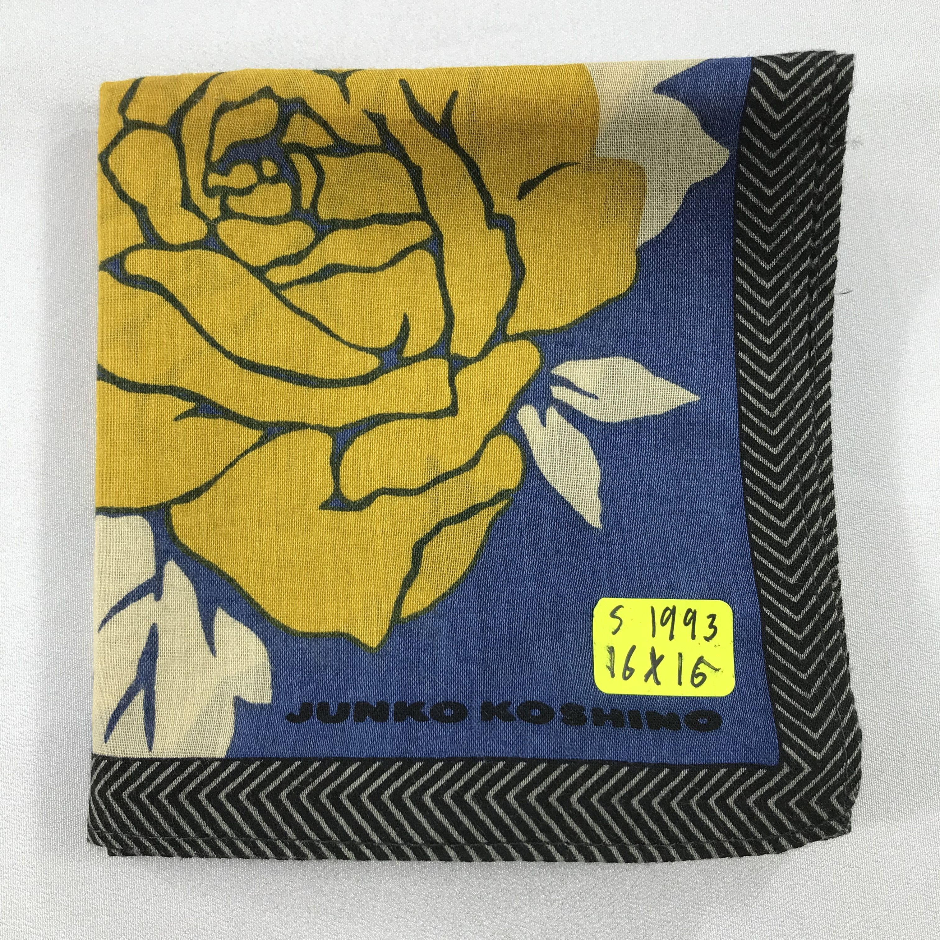 Mr. Junko × Vintage Junko Koshino Bandana / Handkerchief / Neckerchief - S1993 Size ONE SIZE - 5 Thumbnail