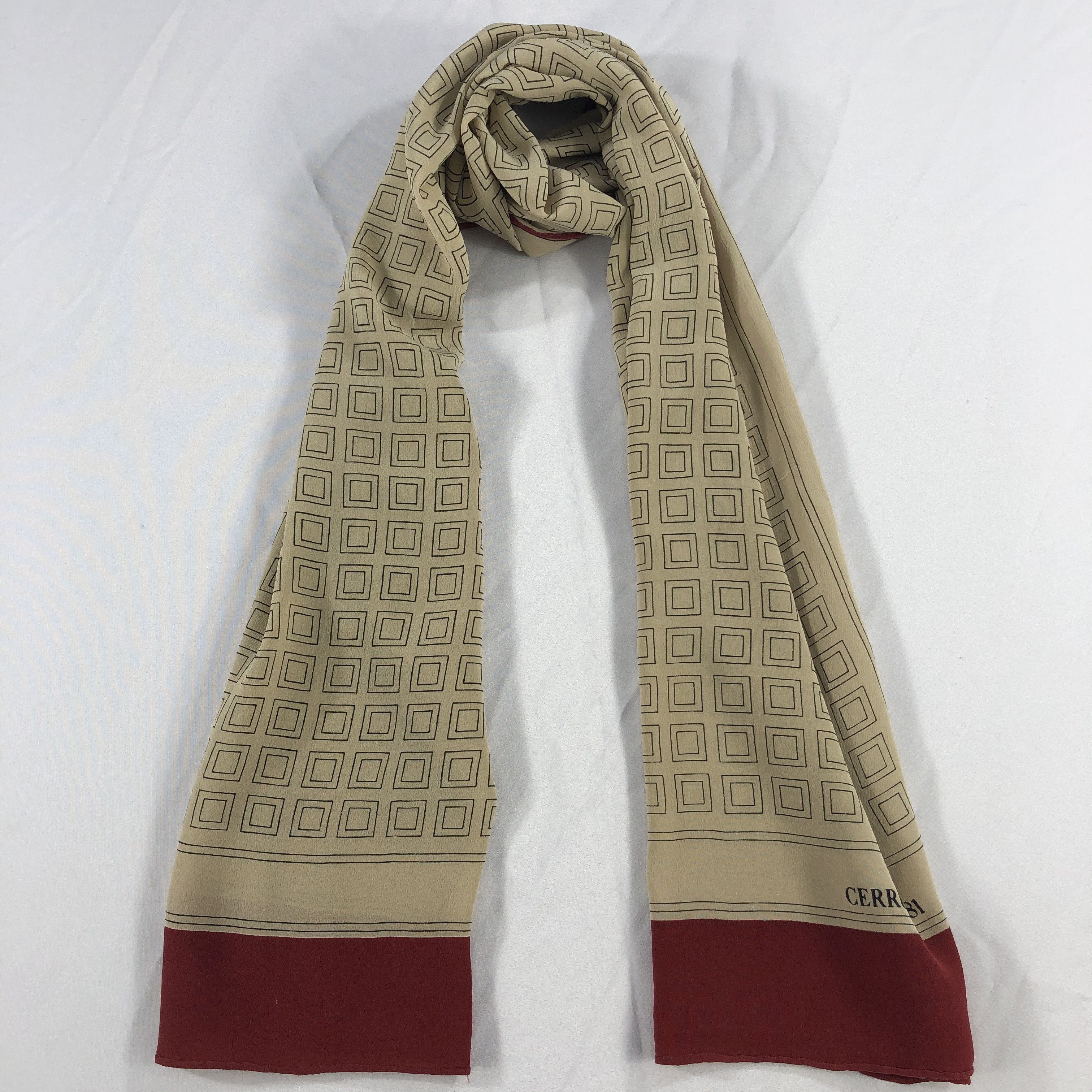Cerruti 1881 Vintage Cerruti 1881 Silk Scarf Size ONE SIZE - 2 Thumbnail