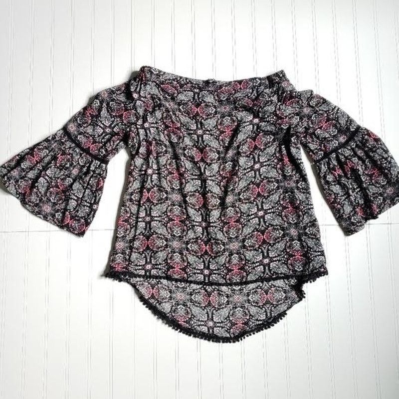 Nordstrom Solitaire | Off shoulder long bell sleeve top | M/L Size M / US 6-8 / IT 42-44 - 6 Thumbnail