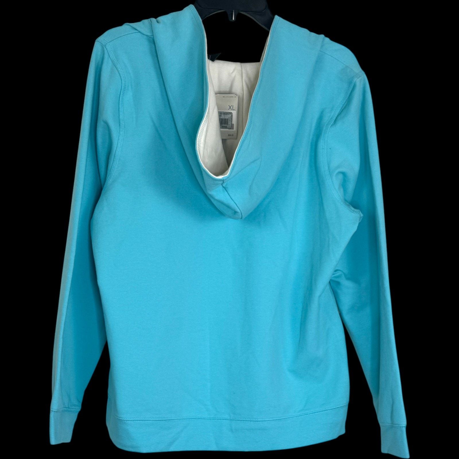 Liz Claiborne Liz Claiborne Hoodie XL Blue Long Sleeve Drawstring Pullover Size XL / US 12-14 / IT 48-50 - 6 Thumbnail