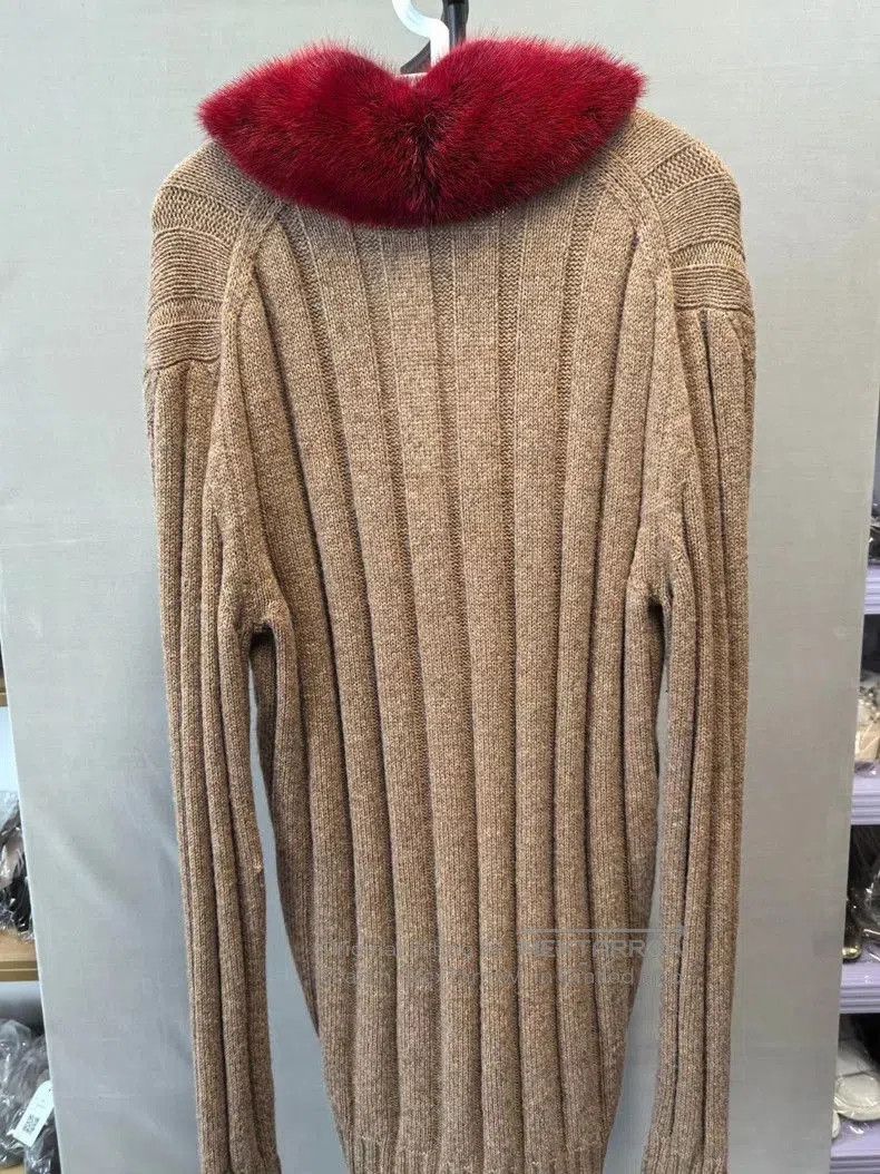 Gucci Gucci Fox Fur Collar Long Sweater M. Size US M / EU 48-50 / 2 - 2 Thumbnail