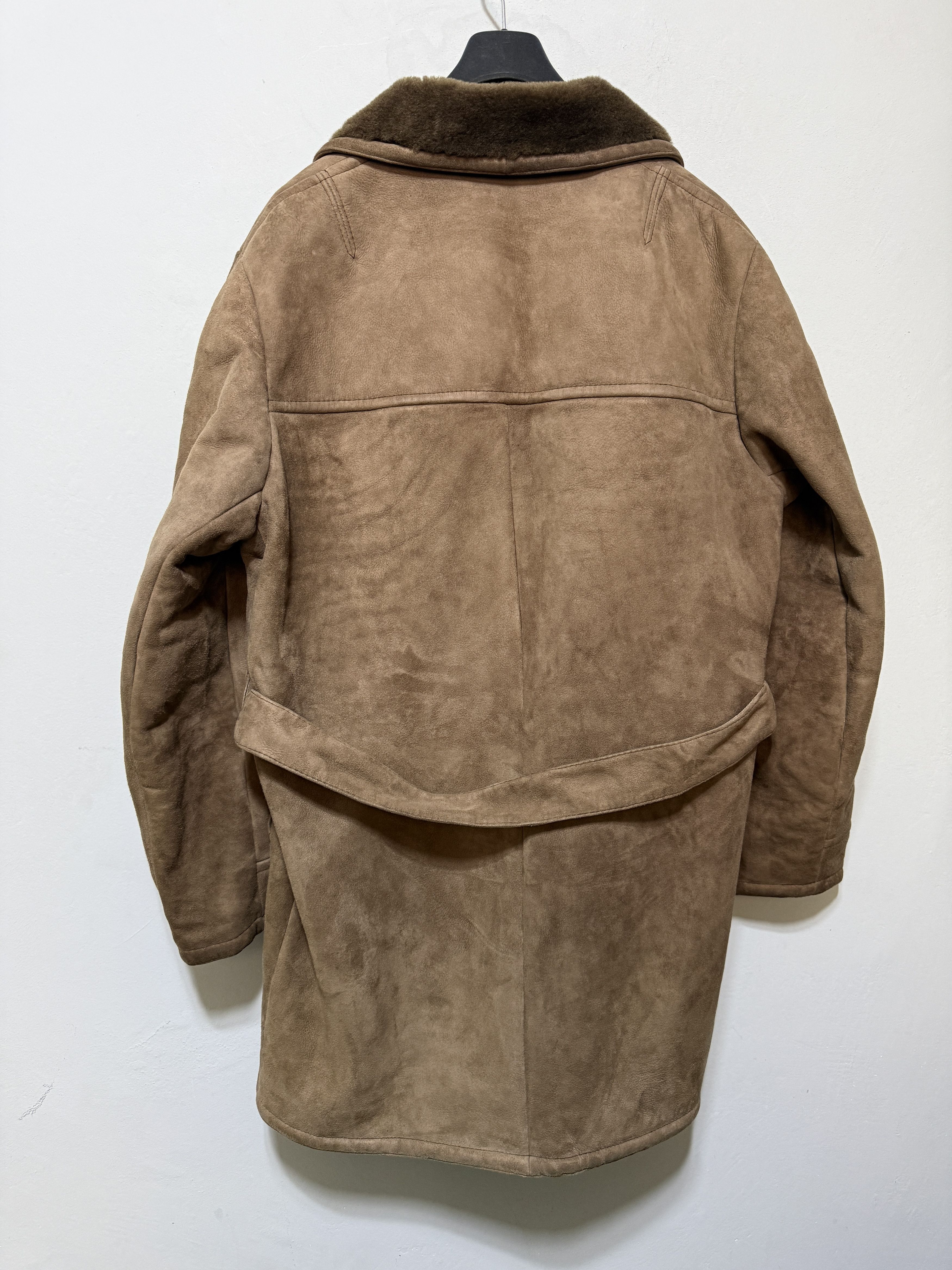McGregor Vintage Coat Belted McGregor shearling suede coat L / xl Size US L / EU 52-54 / 3 - 8 Thumbnail