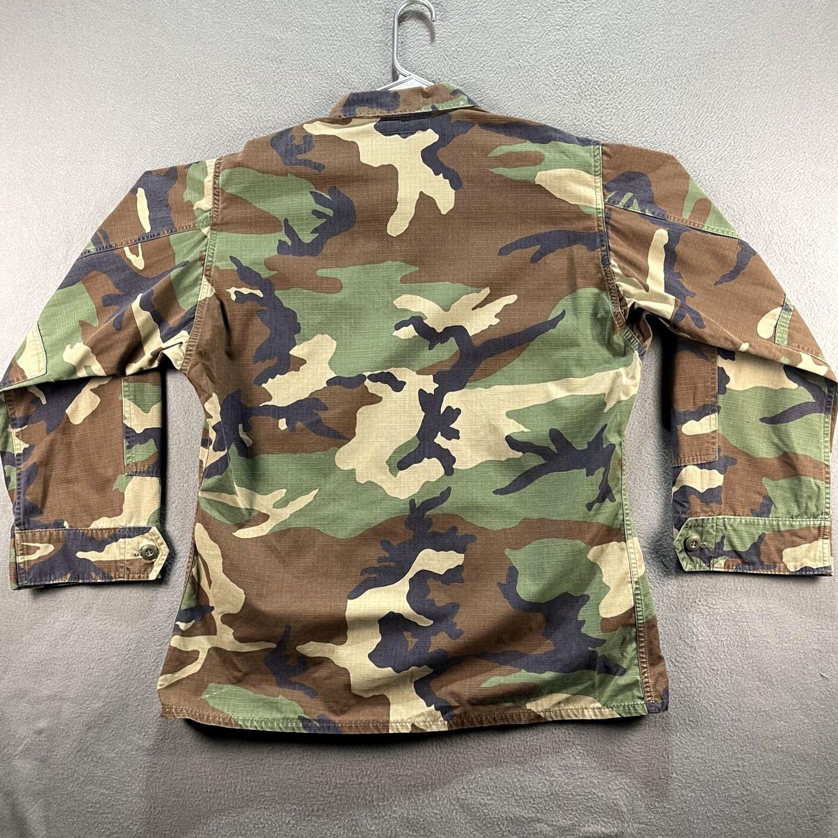 Vintage VINTAGE USGI BDU Jacket Mens M Regular Woodland Camo Ripstop Field 90s Size US M / EU 48-50 / 2 - 4 Thumbnail