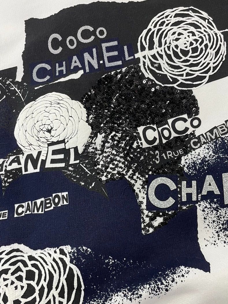 Chanel chanel Camelia heavy industry long sleeves Size M / US 6-8 / IT 42-44 - 4 Thumbnail