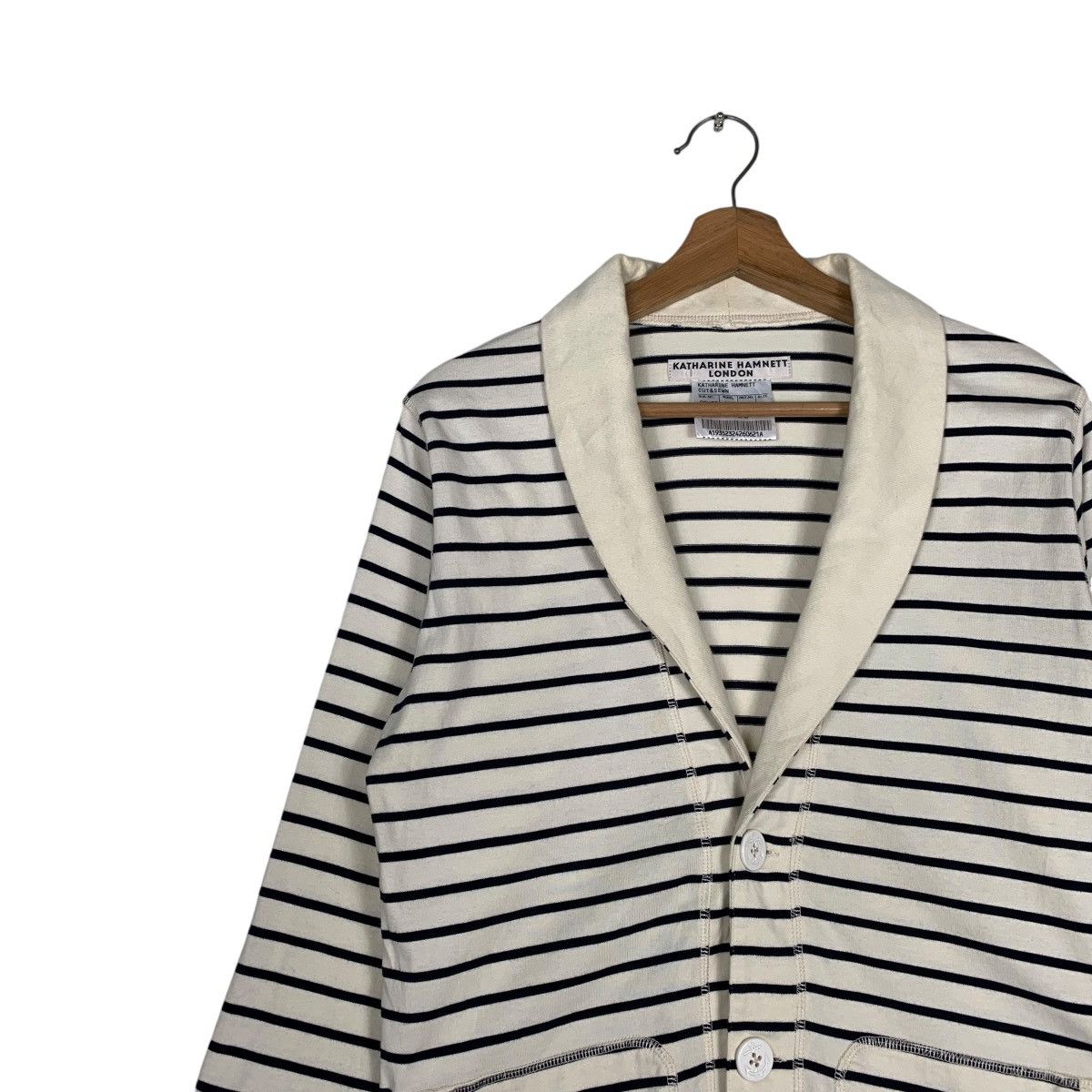 Katharine Hamnett London Katherine Hamnett London Stripe Jacket Size L / US 10 / IT 46 - 6 Thumbnail