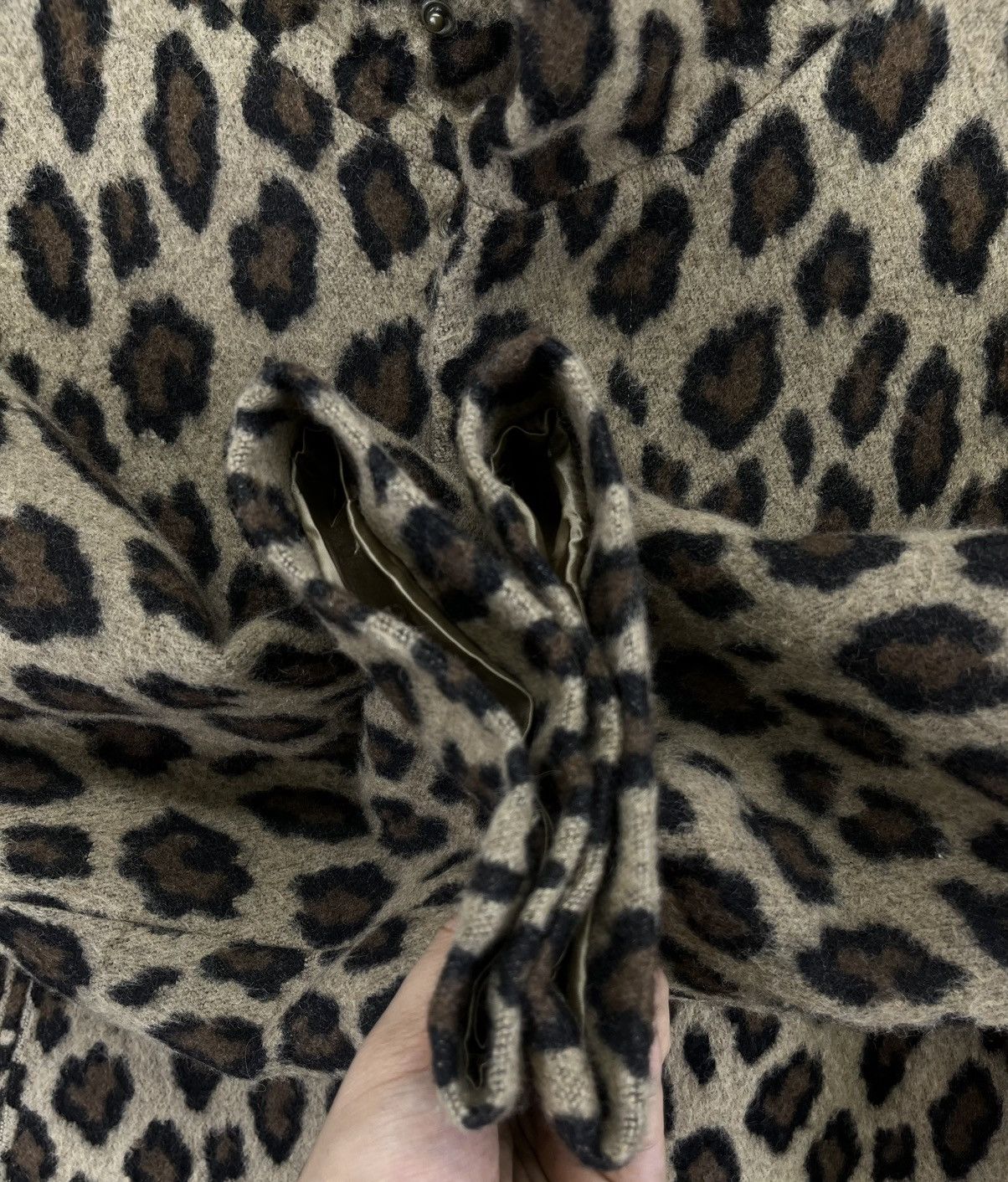 Japanese Brand × Vintage Vintage Pinceau Leopard Style Wool Jacket Size M / US 6-8 / IT 42-44 - 11 Thumbnail