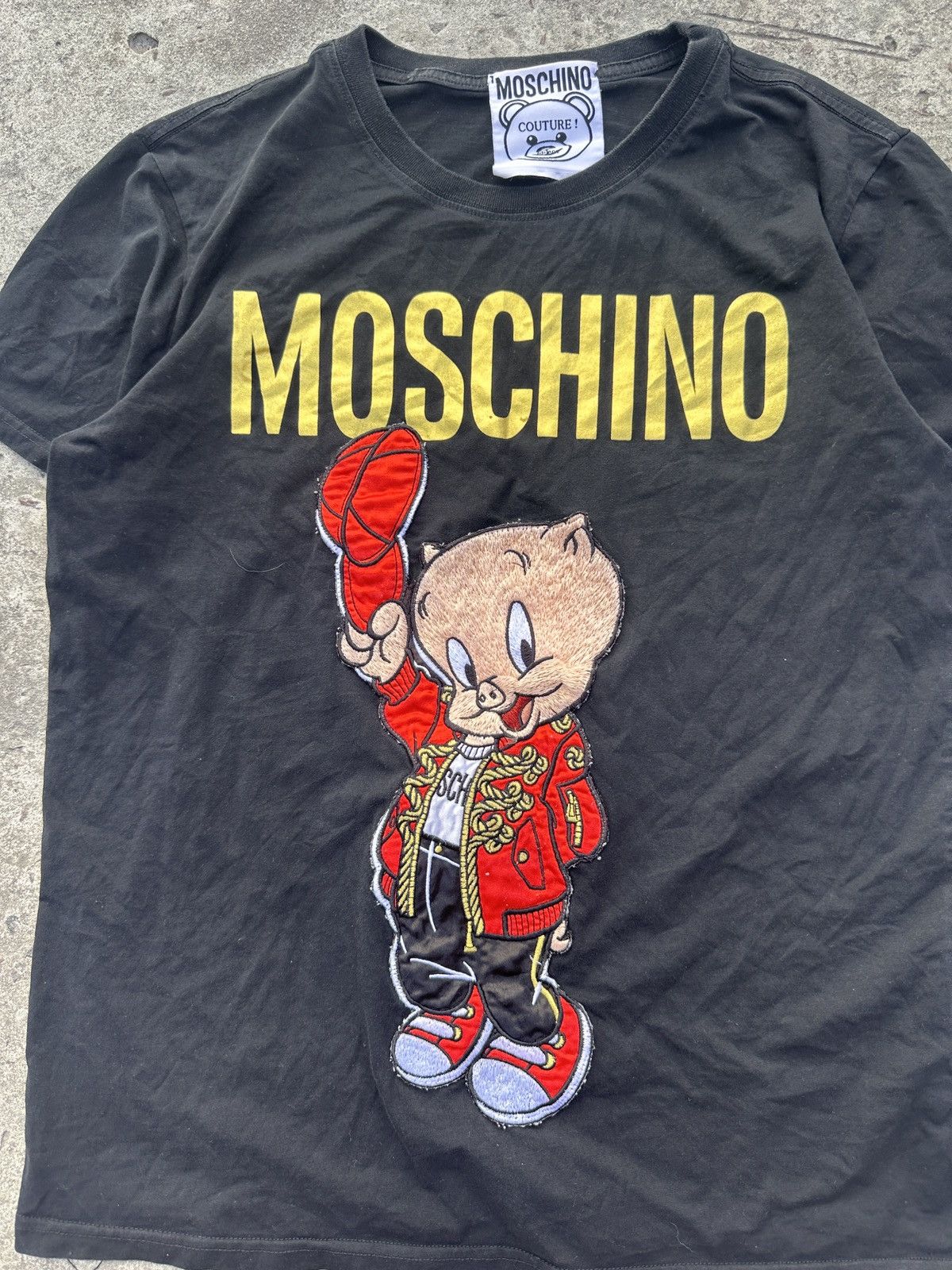Moschino Y2K Love Moschino Logo T-Shirt Streetwear Rare USA M Casual Size US M / EU 48-50 / 2 - 2 Thumbnail