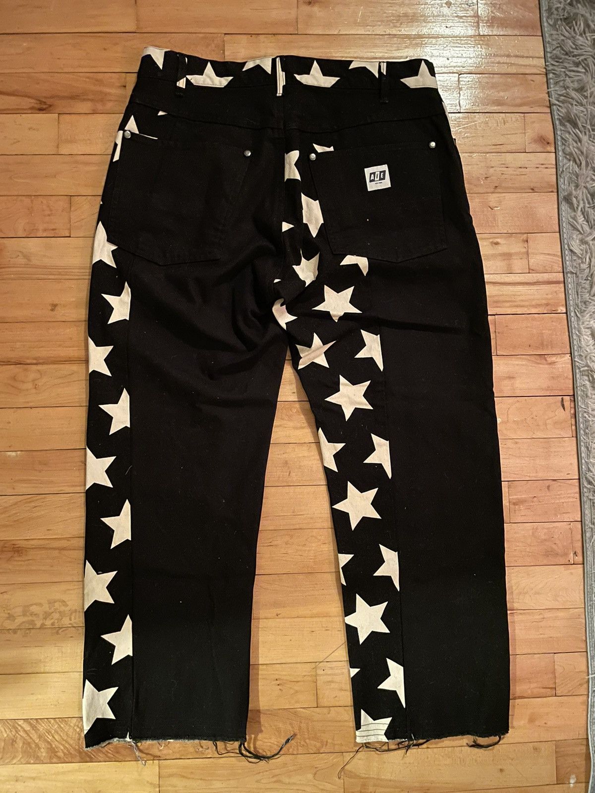 Nepenthes AiE 19SS Krazy Pant 9oz Star Canvas Denim Size US 32 / EU 48 - 2 Thumbnail