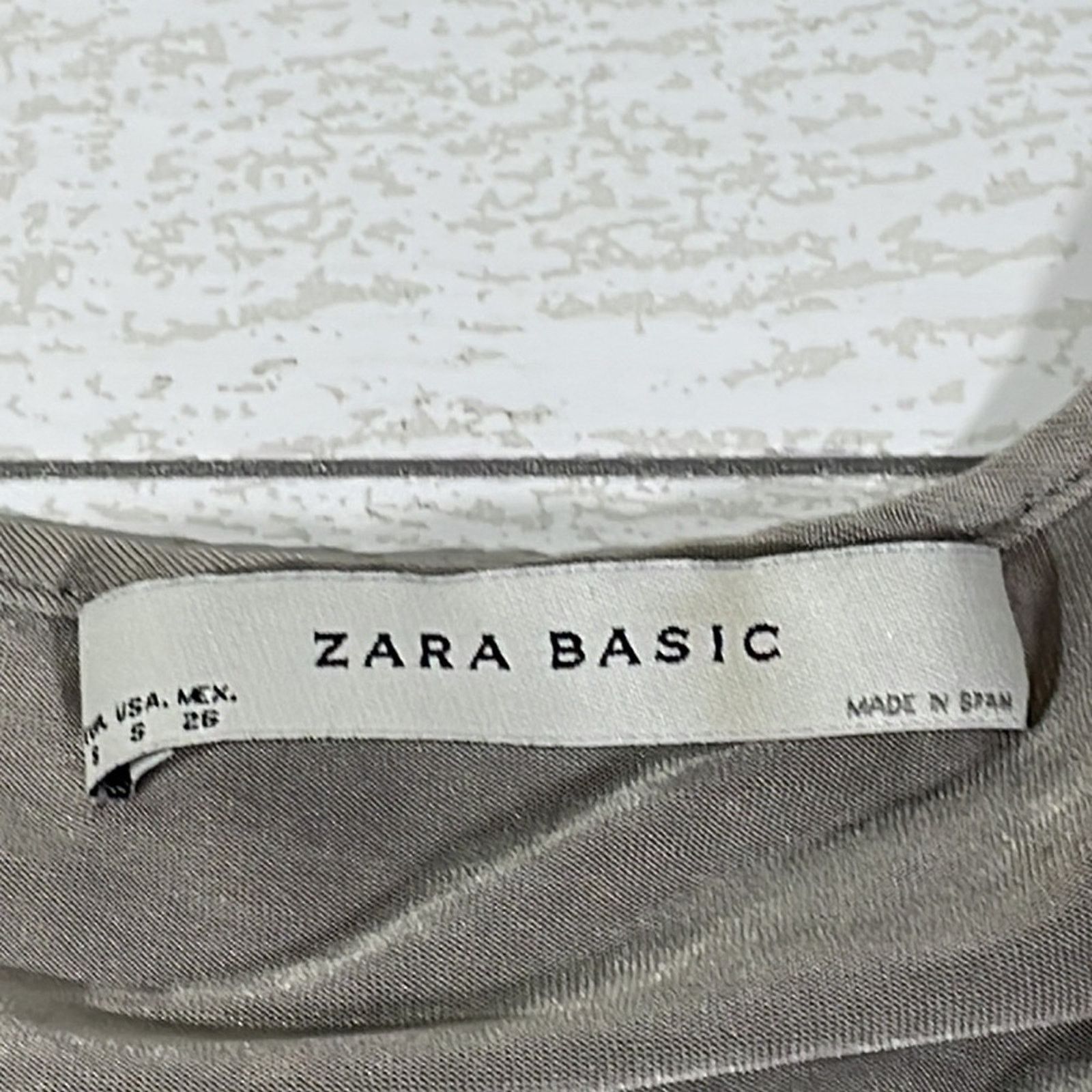 Zara ZARA Basic Small Layered Gray Tank Top Charcoal Light Gray Size S / US 4 / IT 40 - 6 Thumbnail