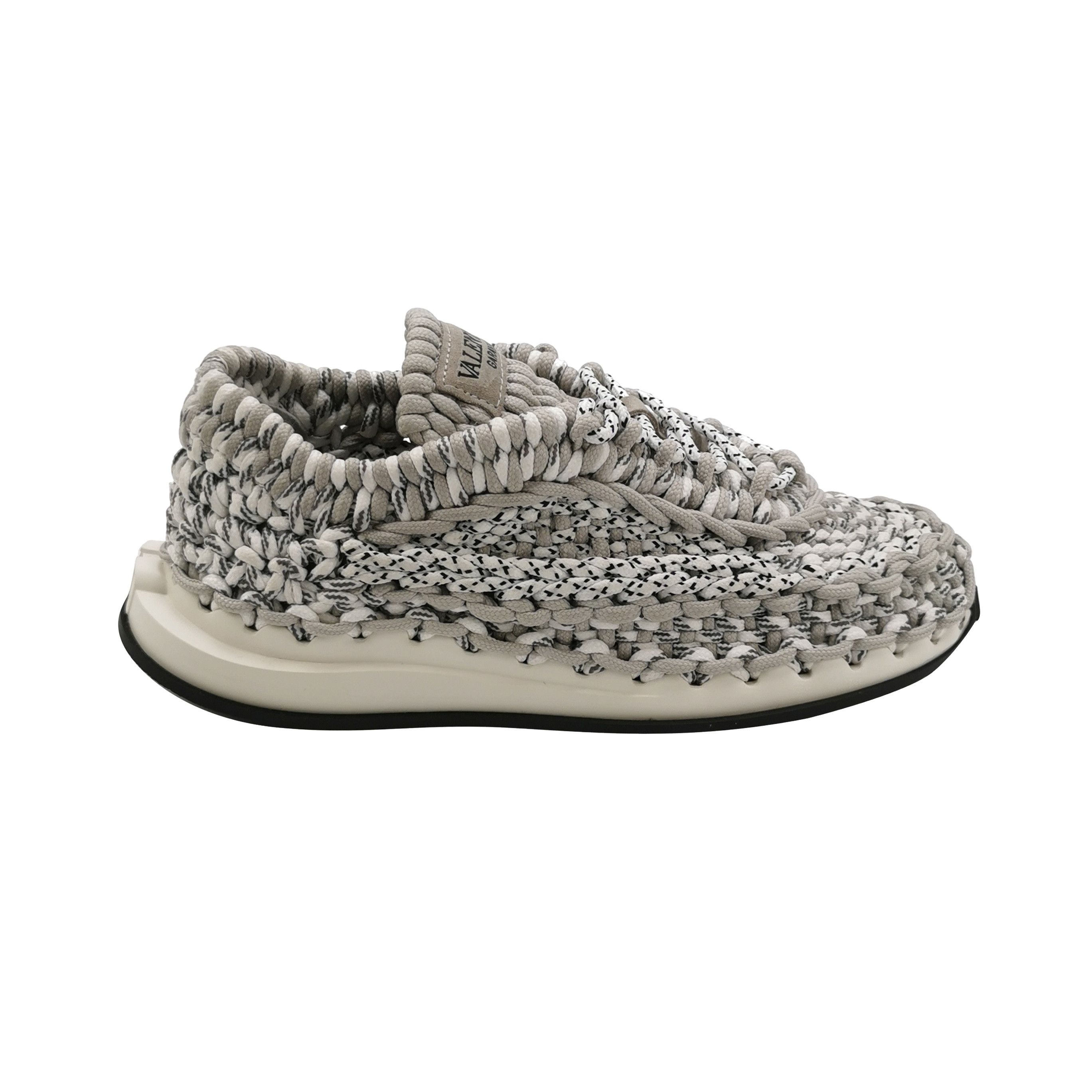 Valentino Valentino Woven Letter Logo Sneakers IT 38.5 Size US 8.5 / IT 38.5 - 1 Thumbnail