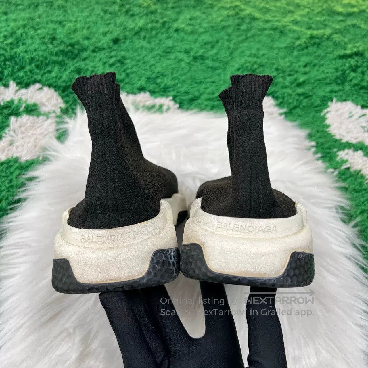 Balenciaga Balenciaga Letter Knit Sock Shoes. Size US 6 / IT 36 - 3 Thumbnail