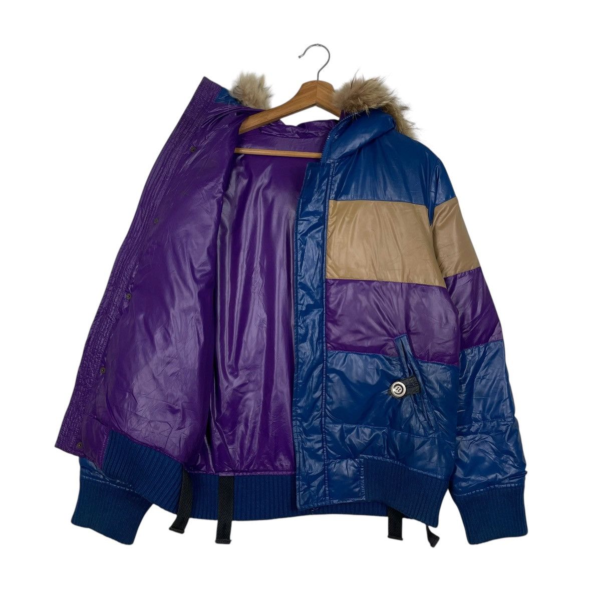 PPFM PPFM Multicolor Hooded Puffer Jacket Size US M / EU 48-50 / 2 - 10 Thumbnail