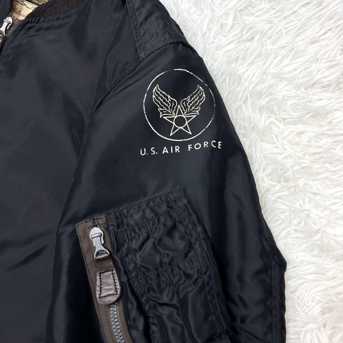 Buzz Rickson's Buzz Rickson's MA-1 Jacket William Gibson x Buzz Rickson's Black 38 Jacket Size US XXS / EU 40 - 5 Thumbnail