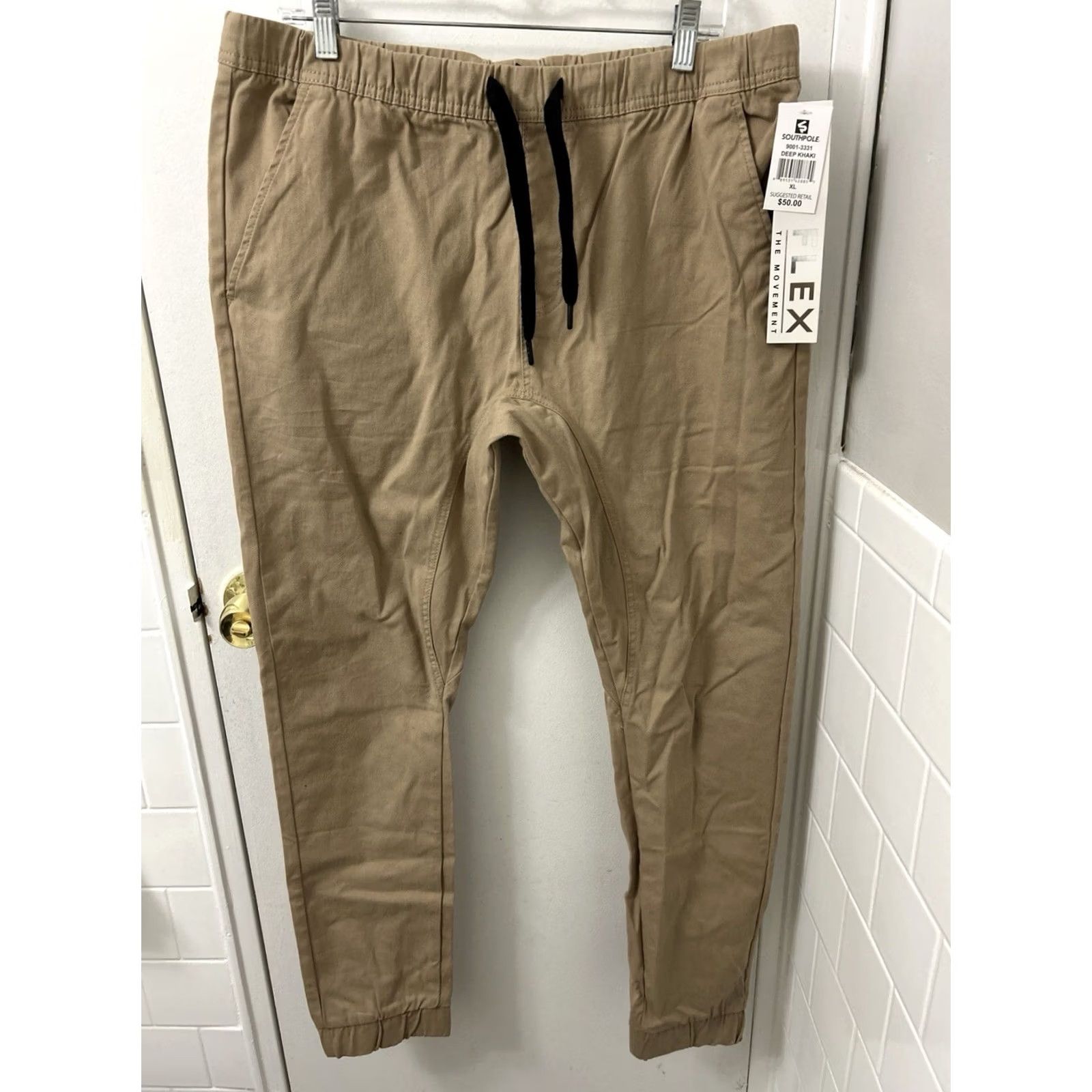 Southpole Southpole Jogger Pants Mens XL Tan Khaki Flex The Movement NWT Size US 36 / EU 52 - 2 Thumbnail