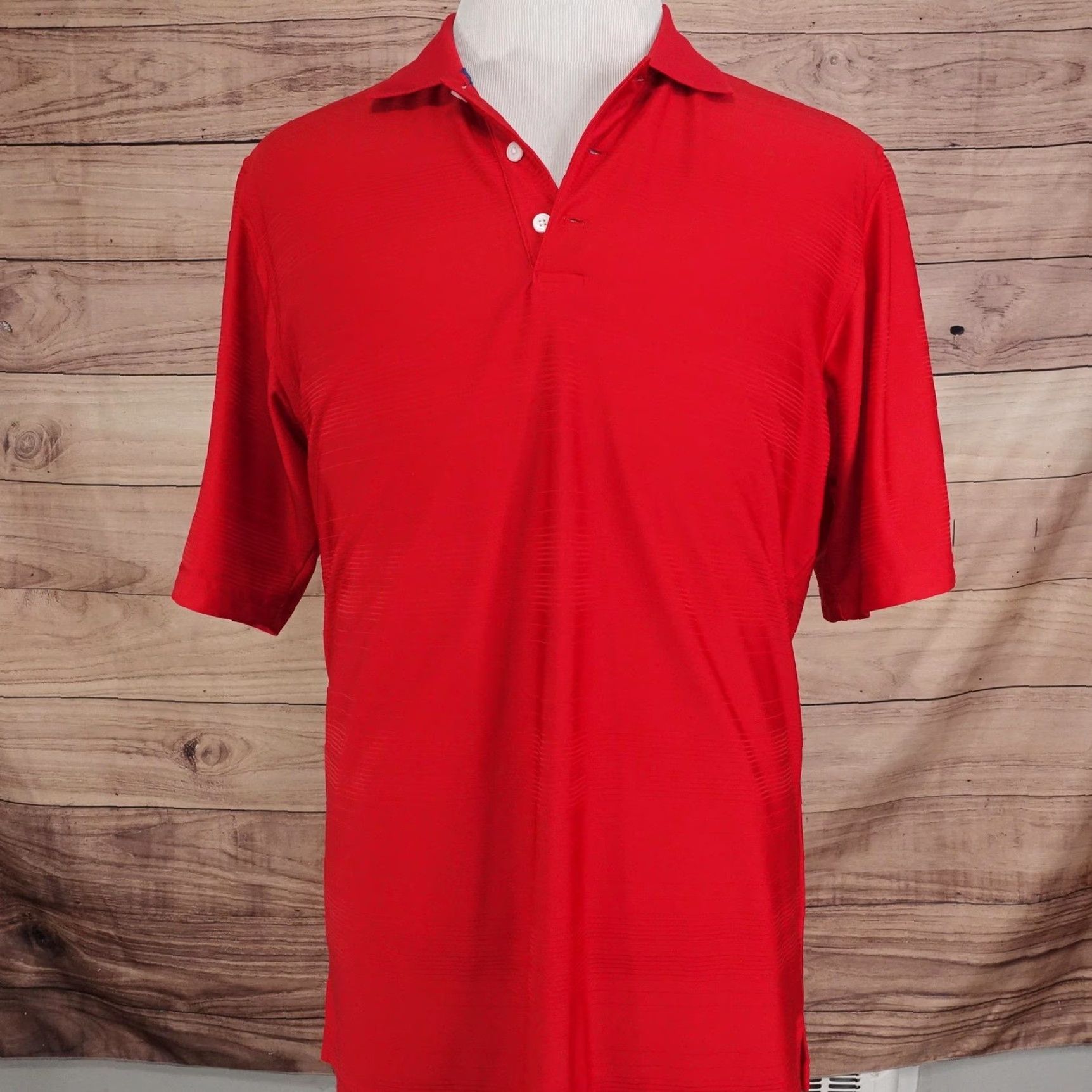 Vintage Walter Hagen Essentials Shirt Mens Medium Red Golf Performance Lightweight Size US M / EU 48-50 / 2 - 4 Thumbnail