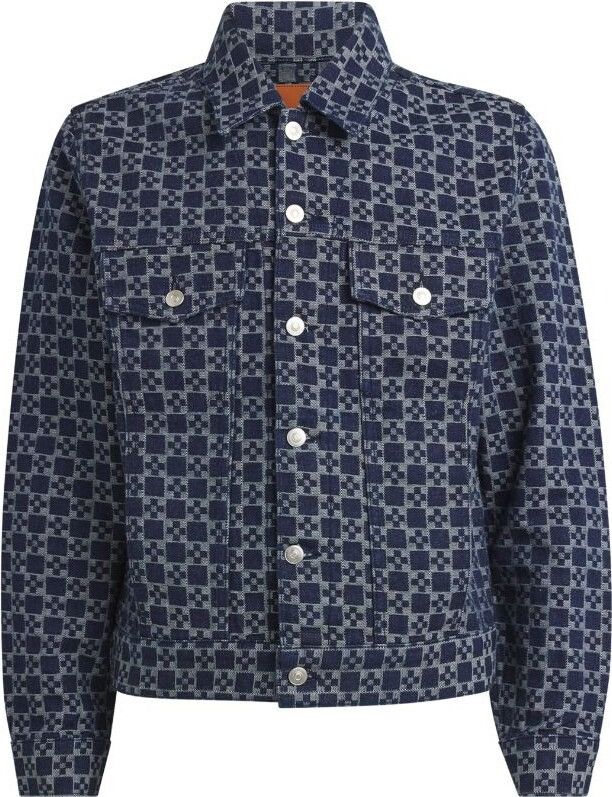 Sandro Sandro Paris denim shirt navy XS S Square Cros H23CROSS raw Size US XS / EU 42 / 0 - 1 Thumbnail