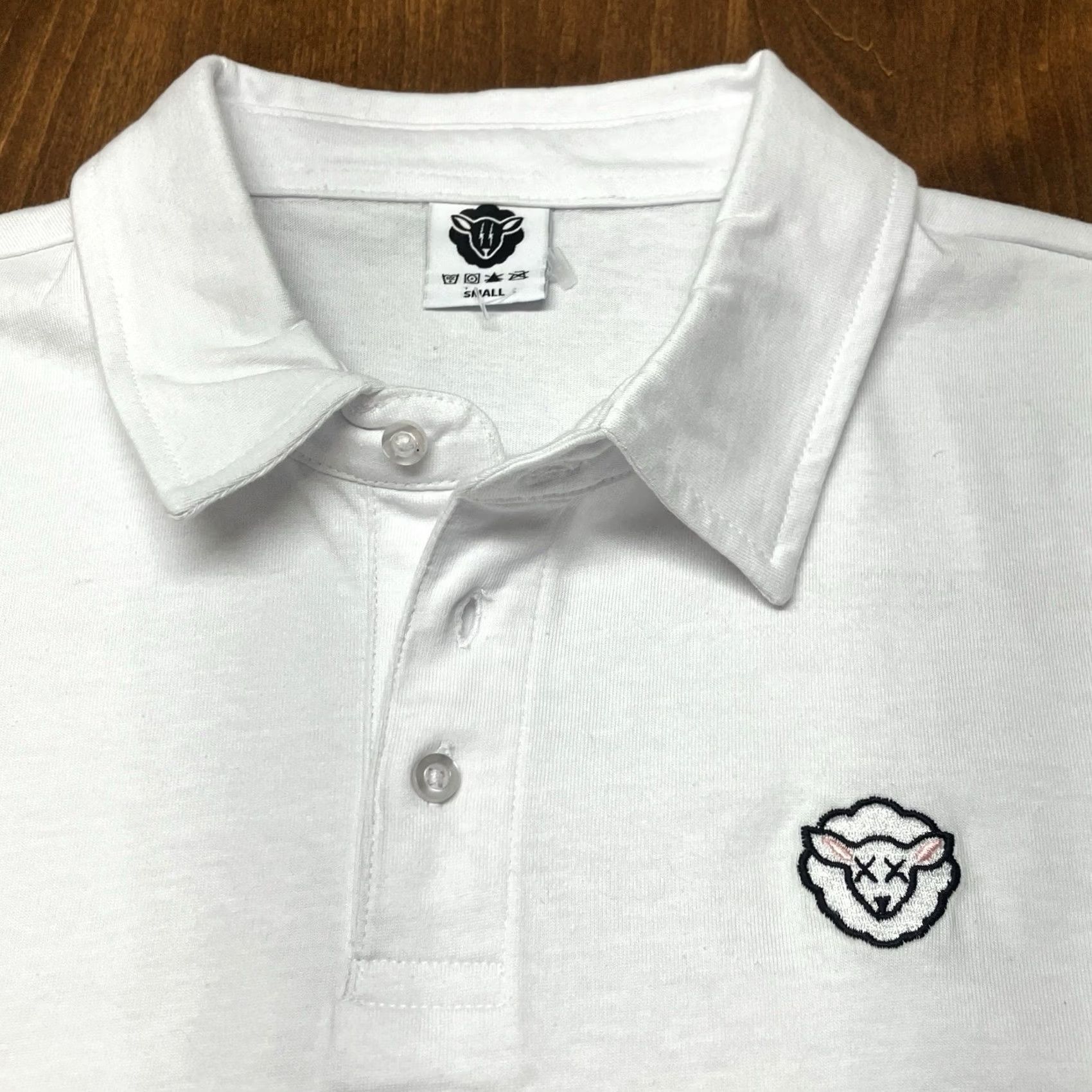 Vintage VINTAGE Sheepey Apparel SHIEPEY OG Polo Shirt White S Embroidered Logo Polo Shirt Men's Short Sleeve Racing Automotive Logo Size US S / EU 44-46 / 1 - 5 Thumbnail