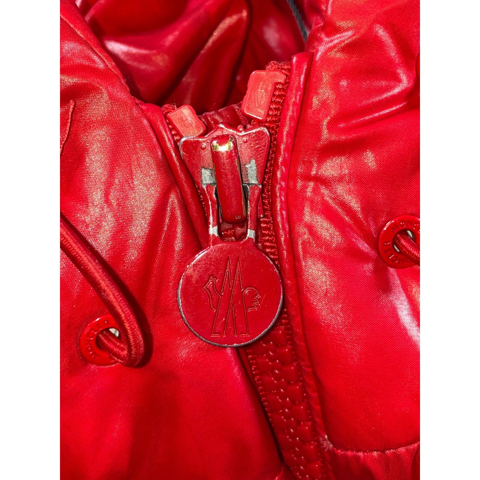 Moncler Moncler Maya Red Puffer Jacket Size US L / EU 52-54 / 3 - 17 Thumbnail