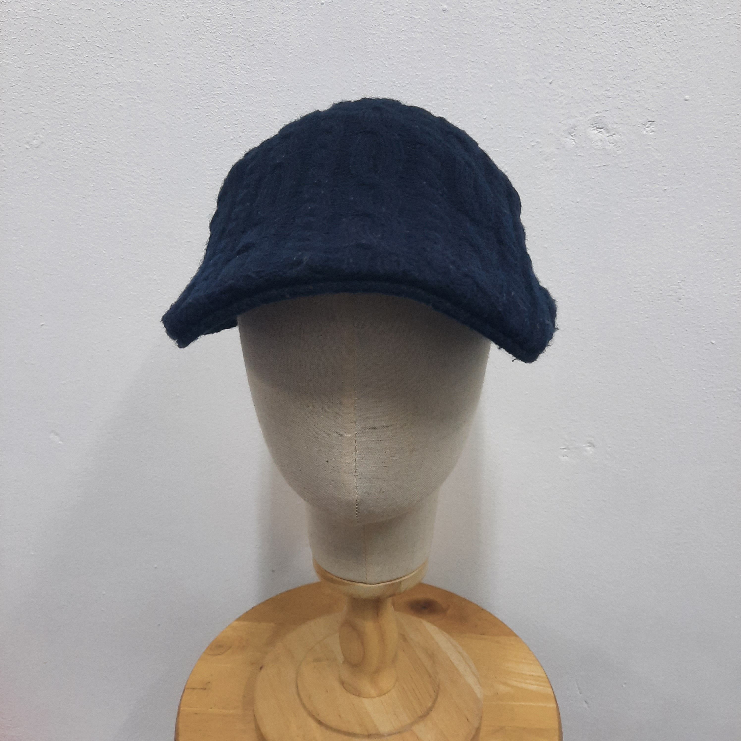Japanese Brand 💥 Japanese brand black knit beretta flat hat Size ONE SIZE - 2 Thumbnail